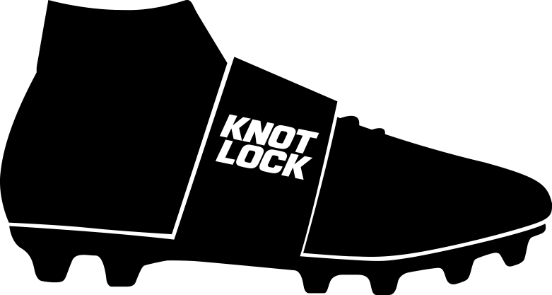 Black background with white text saying 'KNOT LOCK' in the center.