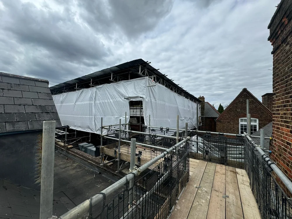 Temporary roofs — project view 11