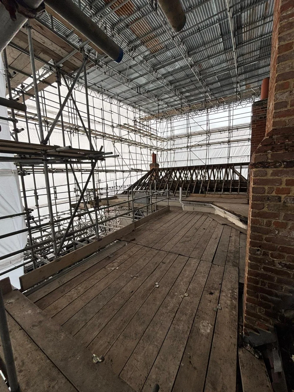 Temporary roofs — project view 06