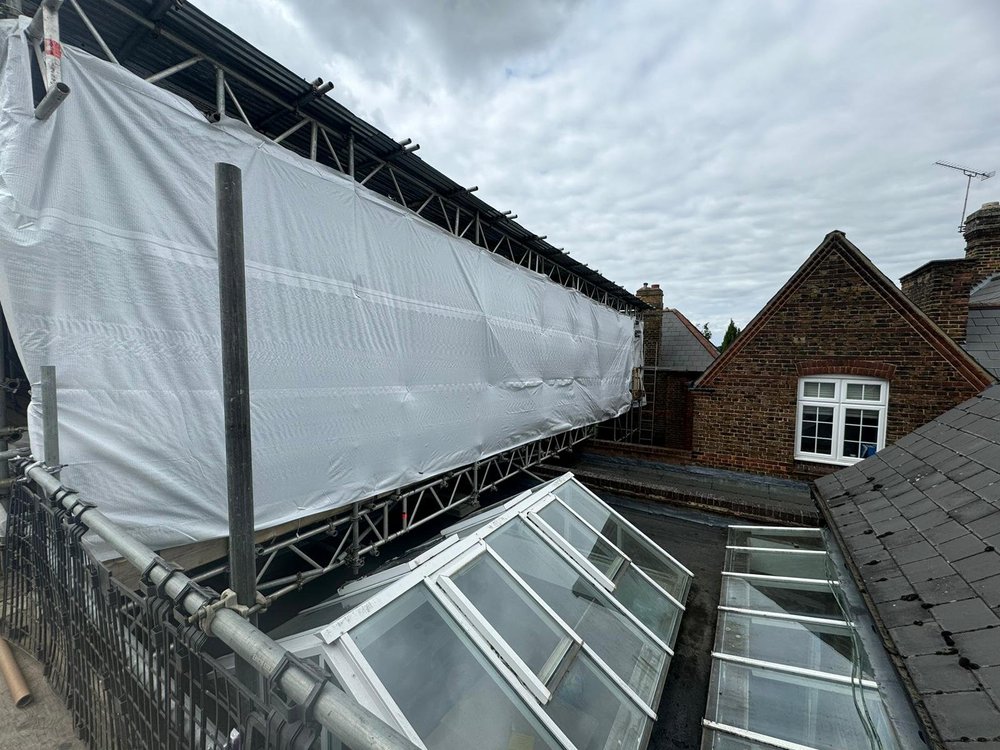 Temporary roofs — project view 10