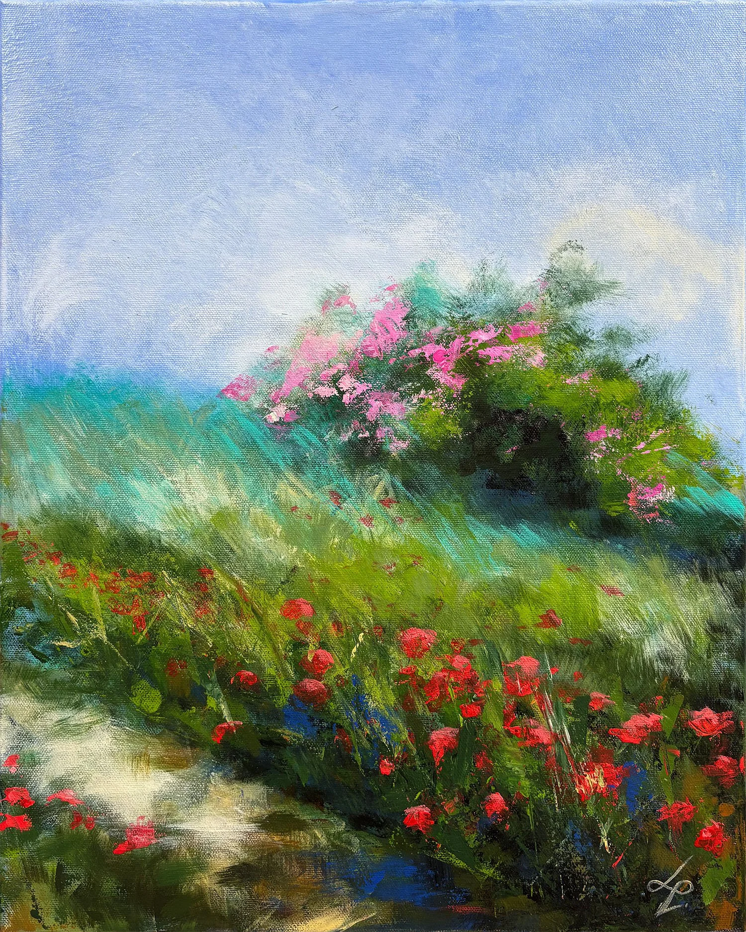 Papaveri e Rose (40 x 50)