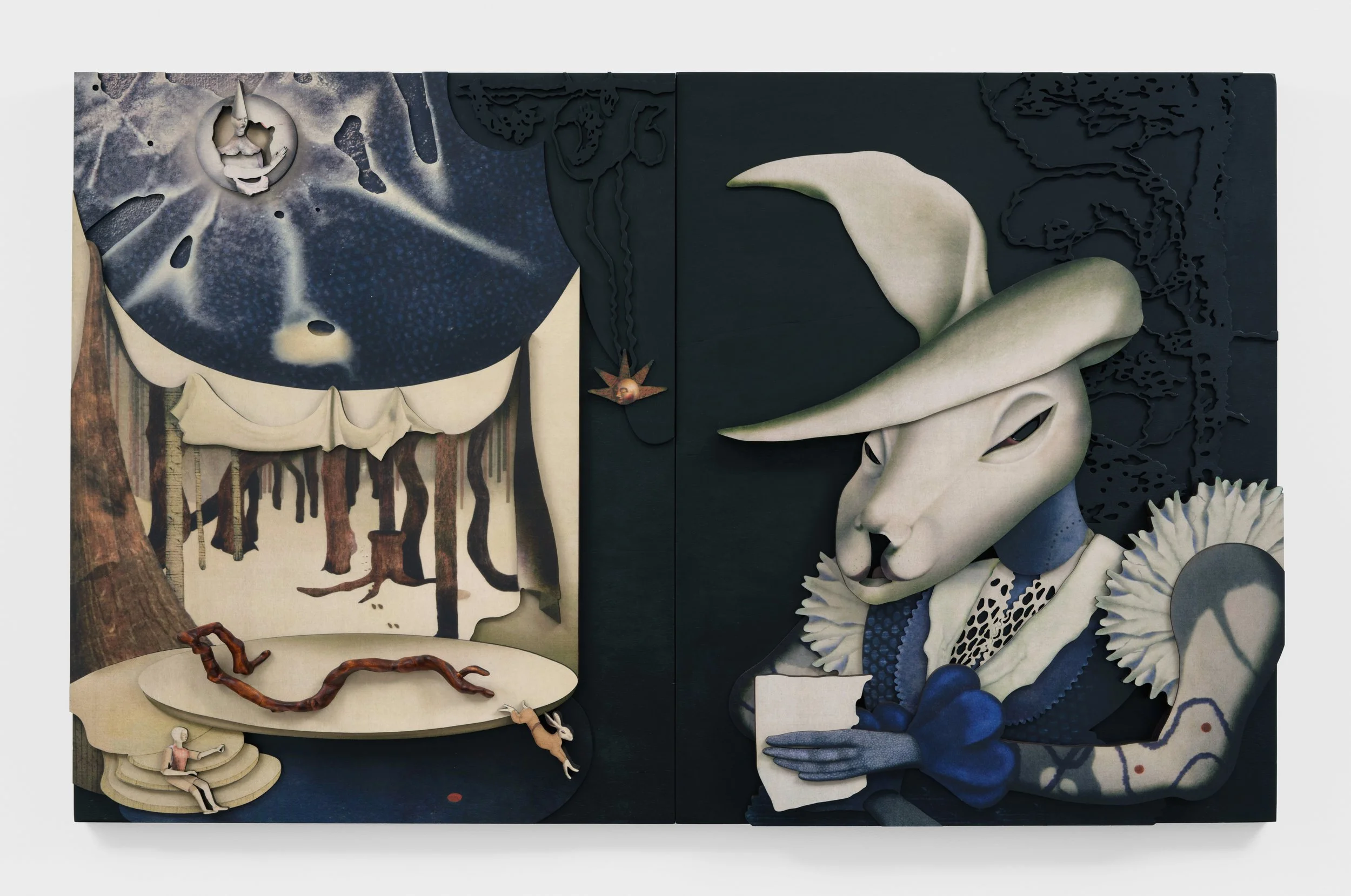 KATERINA LUKINA | HARE-LIP (DIPTYCH) | 2024