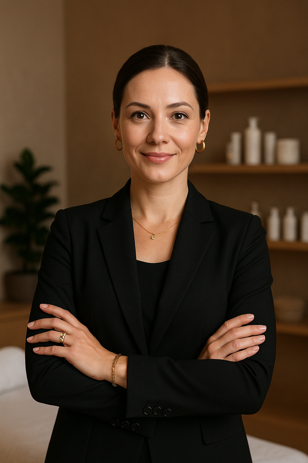 A spa, salon, and beauty center manager ready to lead with confidence, empower her team, and guide them toward measurable success.