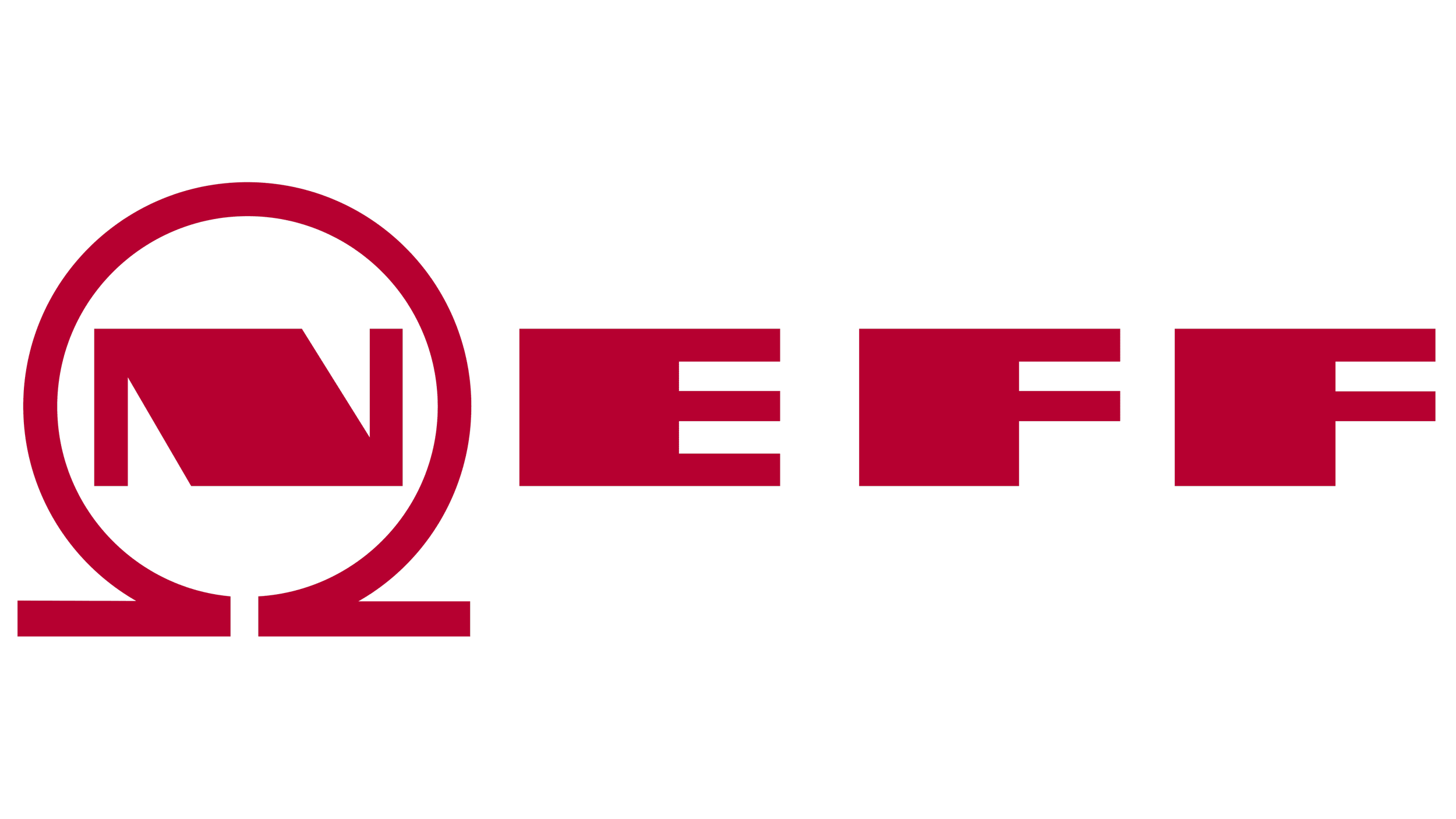 The NEFF logo featuring a maroon circle with a stylized letter 'N' inside, followed by the word 'NEFF' in maroon capital letters.
