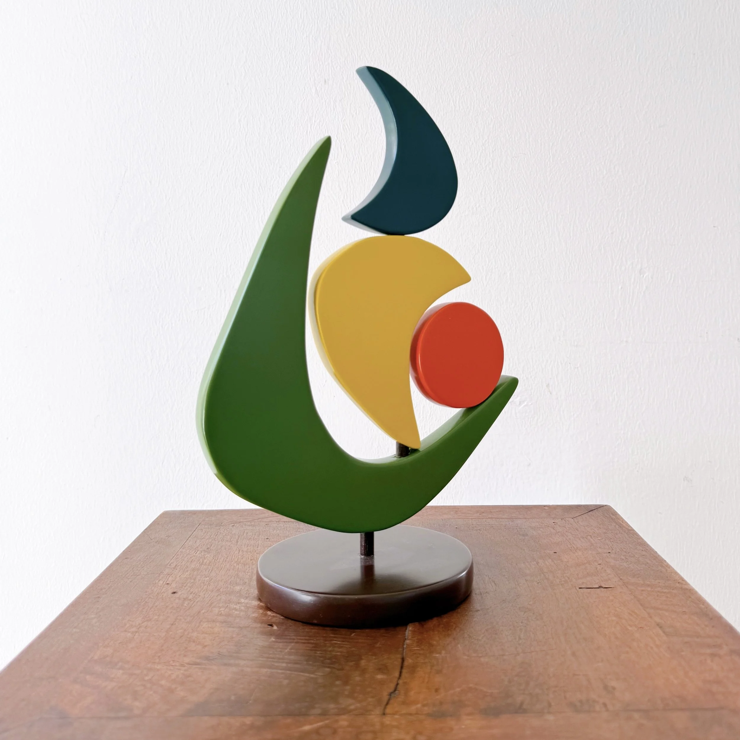 Stabile VII - Orange Dot