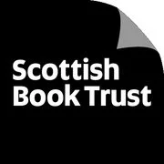 Scottish Book Trust logo highlighting voice over carried by Vicky Watt to promote the brand