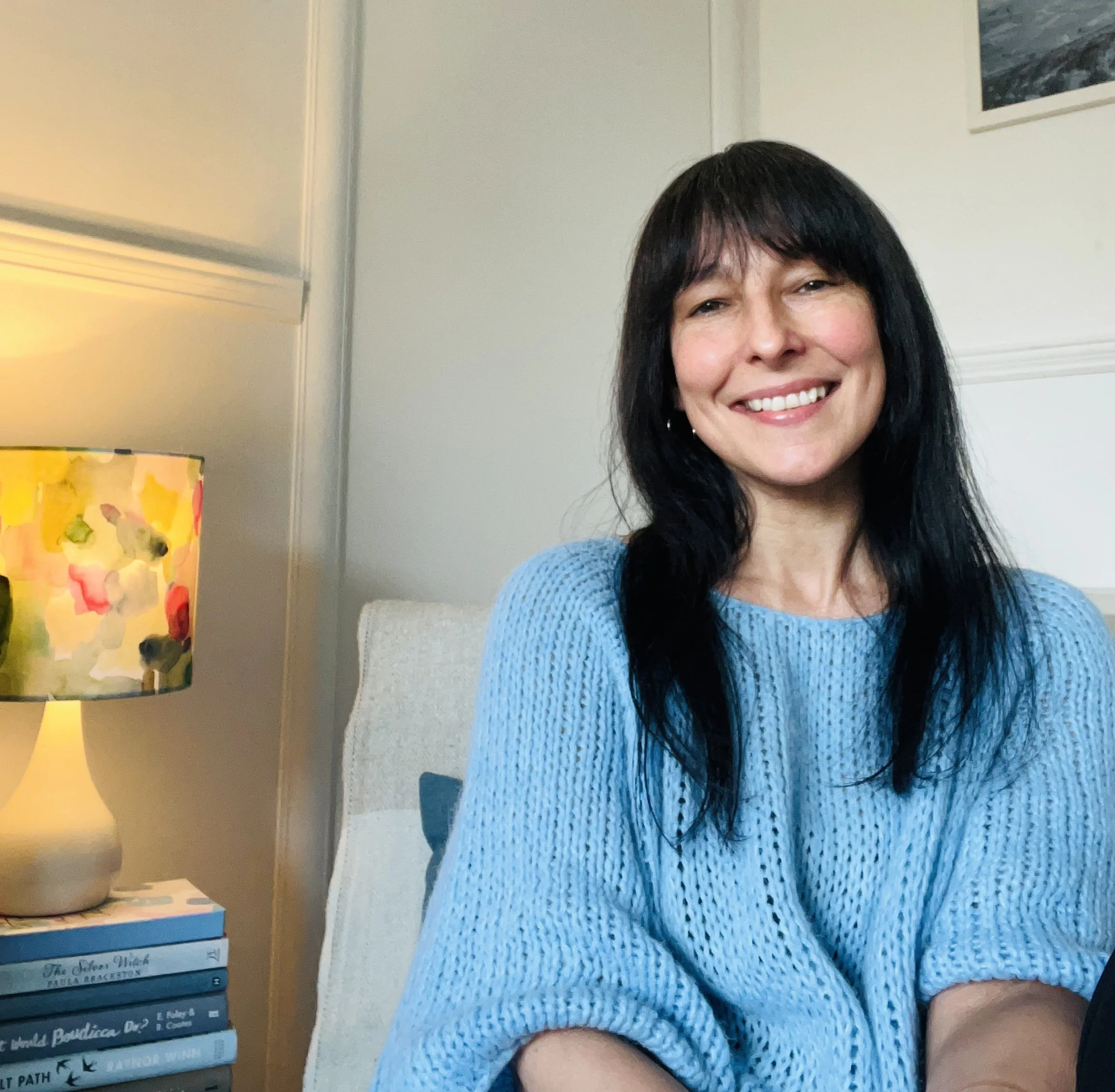 Wellbeing Coach in her coaching studio