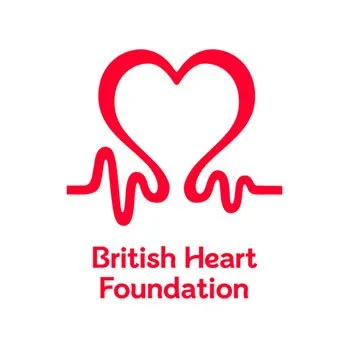 British Heart Foundation logo highlighting voice over carried by Vicky Watt to promote the brand