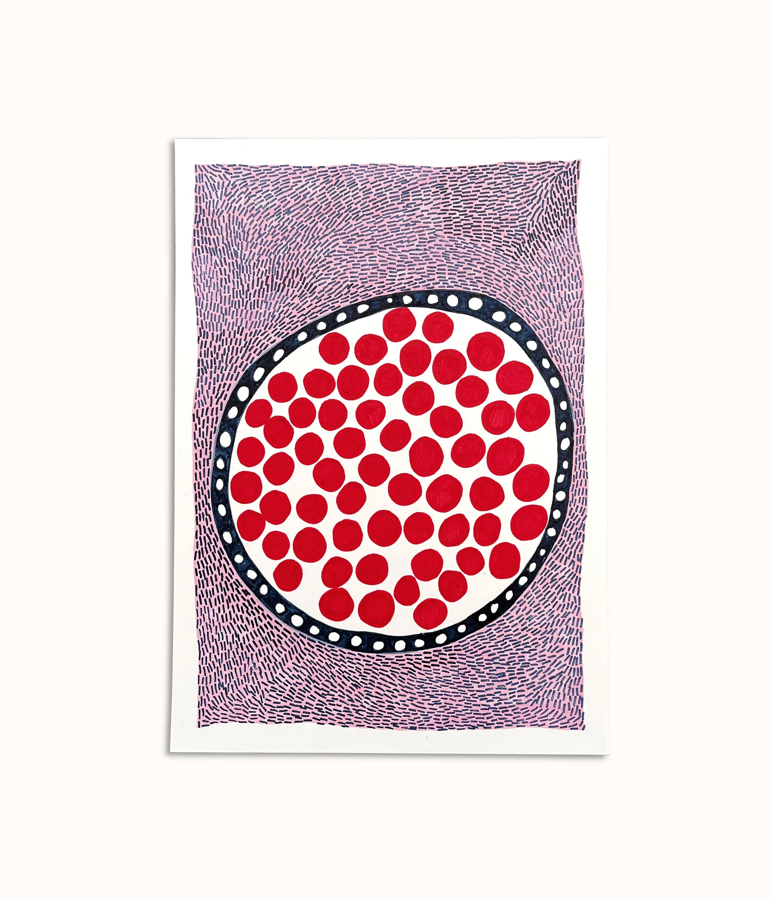Kirsebær (Bowl of cherries) 21x29,7