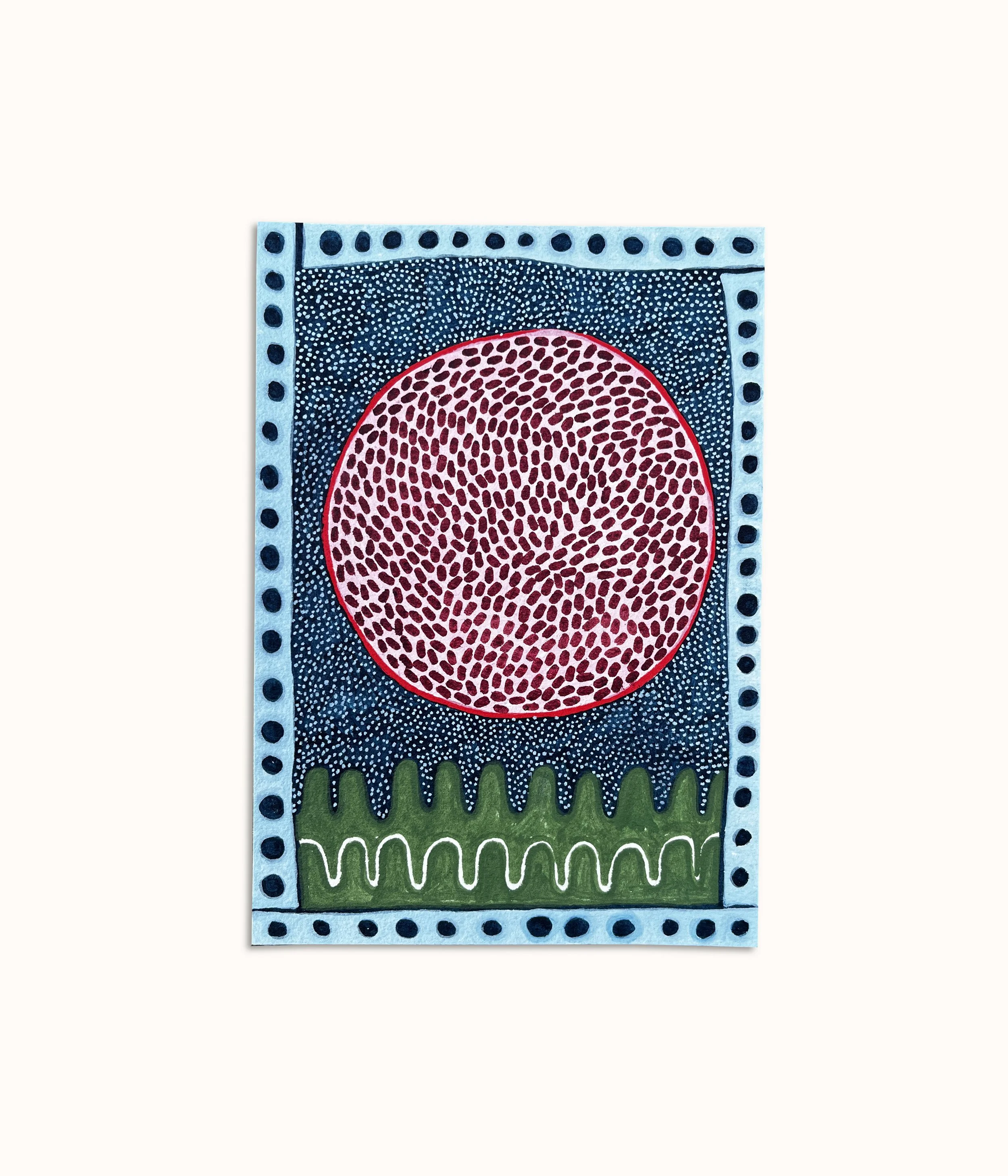 Over havet (Above the ocean) 14,8x21