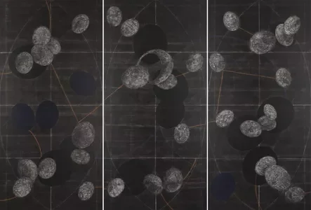 Title, Year
Medium  
Dimensions  
(Availability — optional)