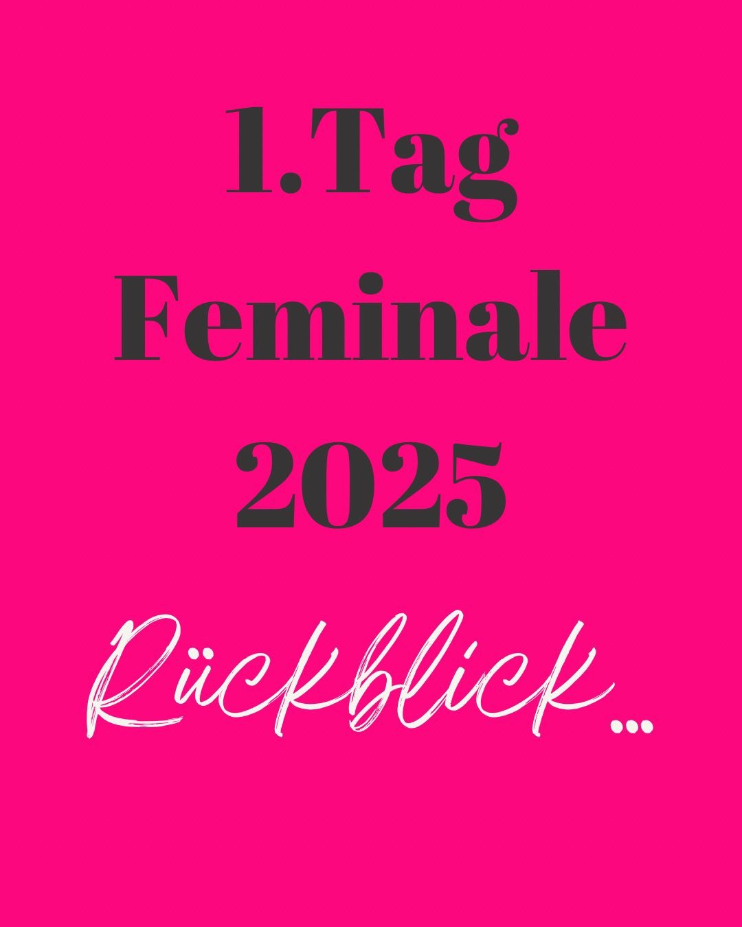 Feminale 2025: 1. Film-Abend