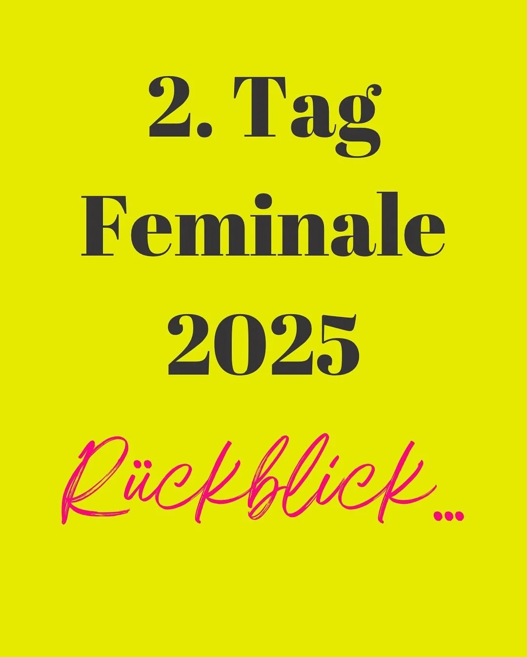 Feminale 2025: 2. Film-Abend