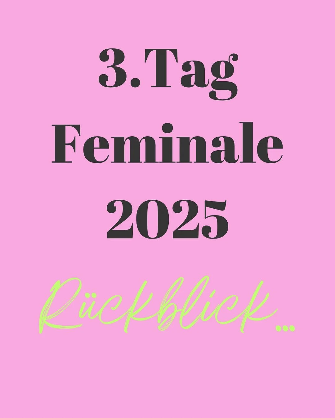 Feminale 2025: 3. Film-Abend