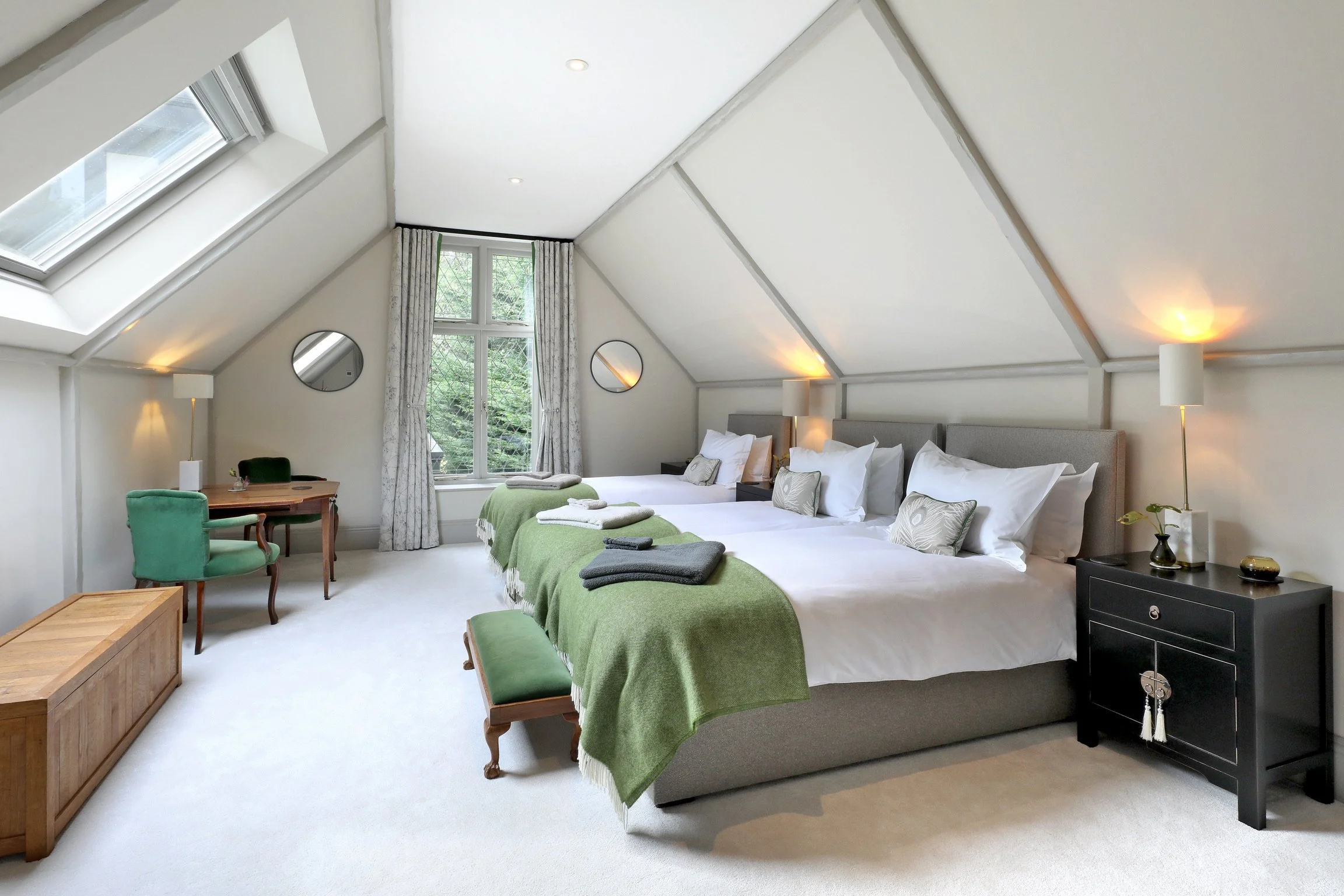 Robin with 3 single beds and ensuite