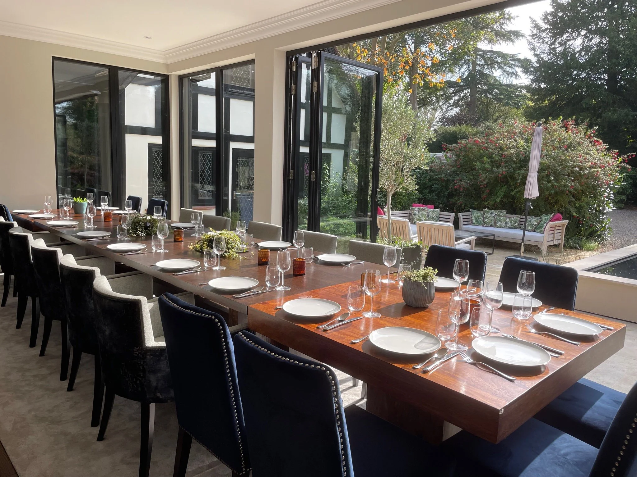 The table set for 20