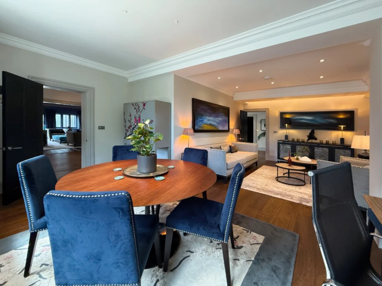 Peacock set up as a living space (can have a single bed)