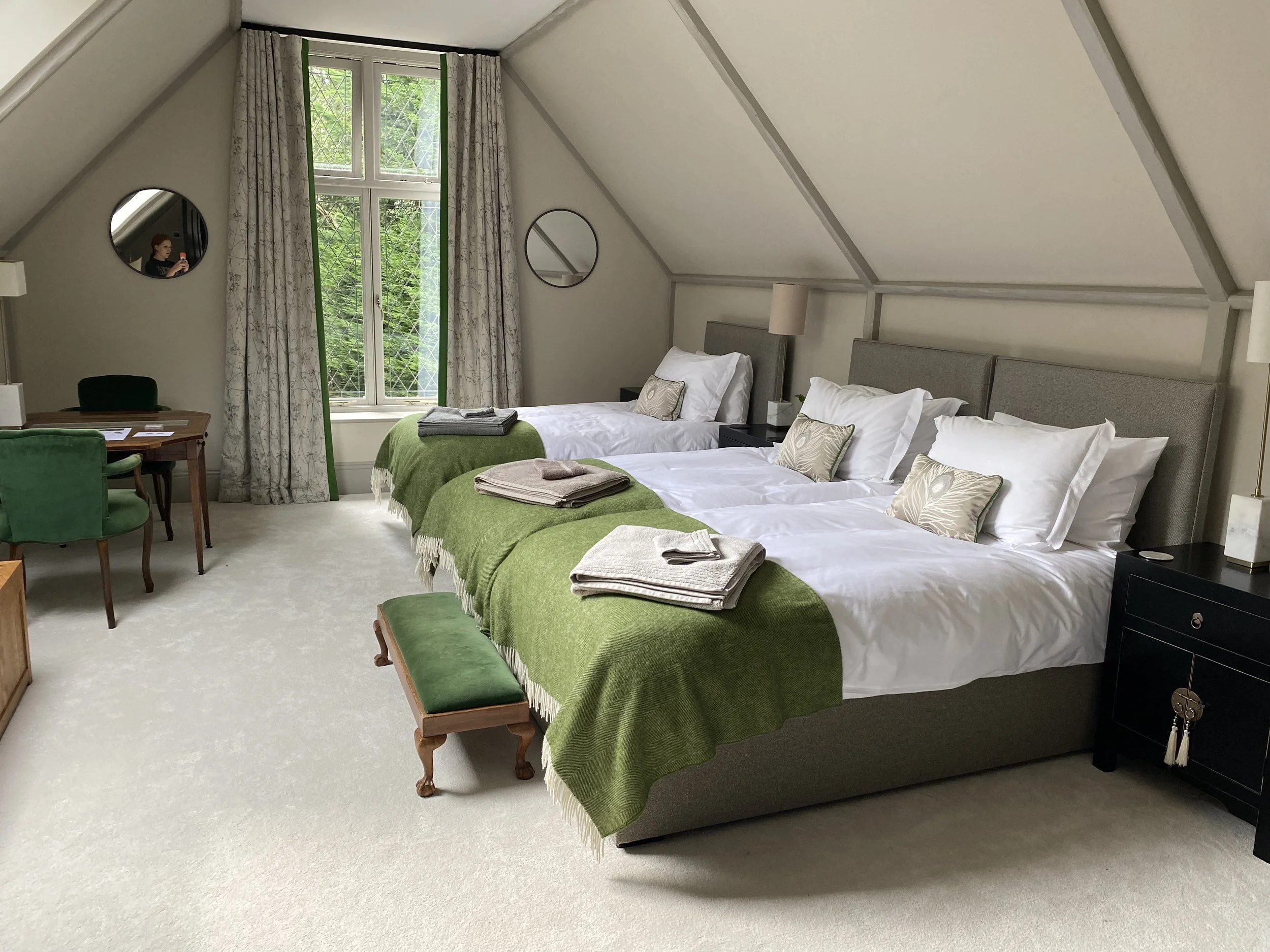 Robin with 3 single beds and ensuite