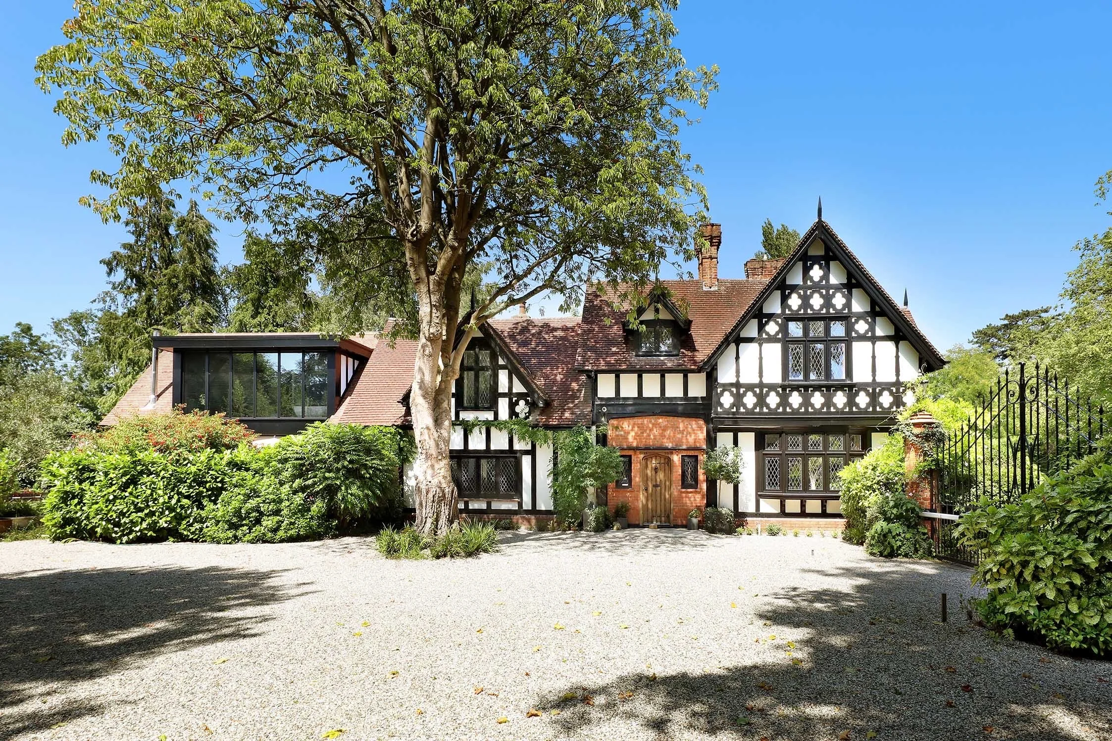 The front of the house