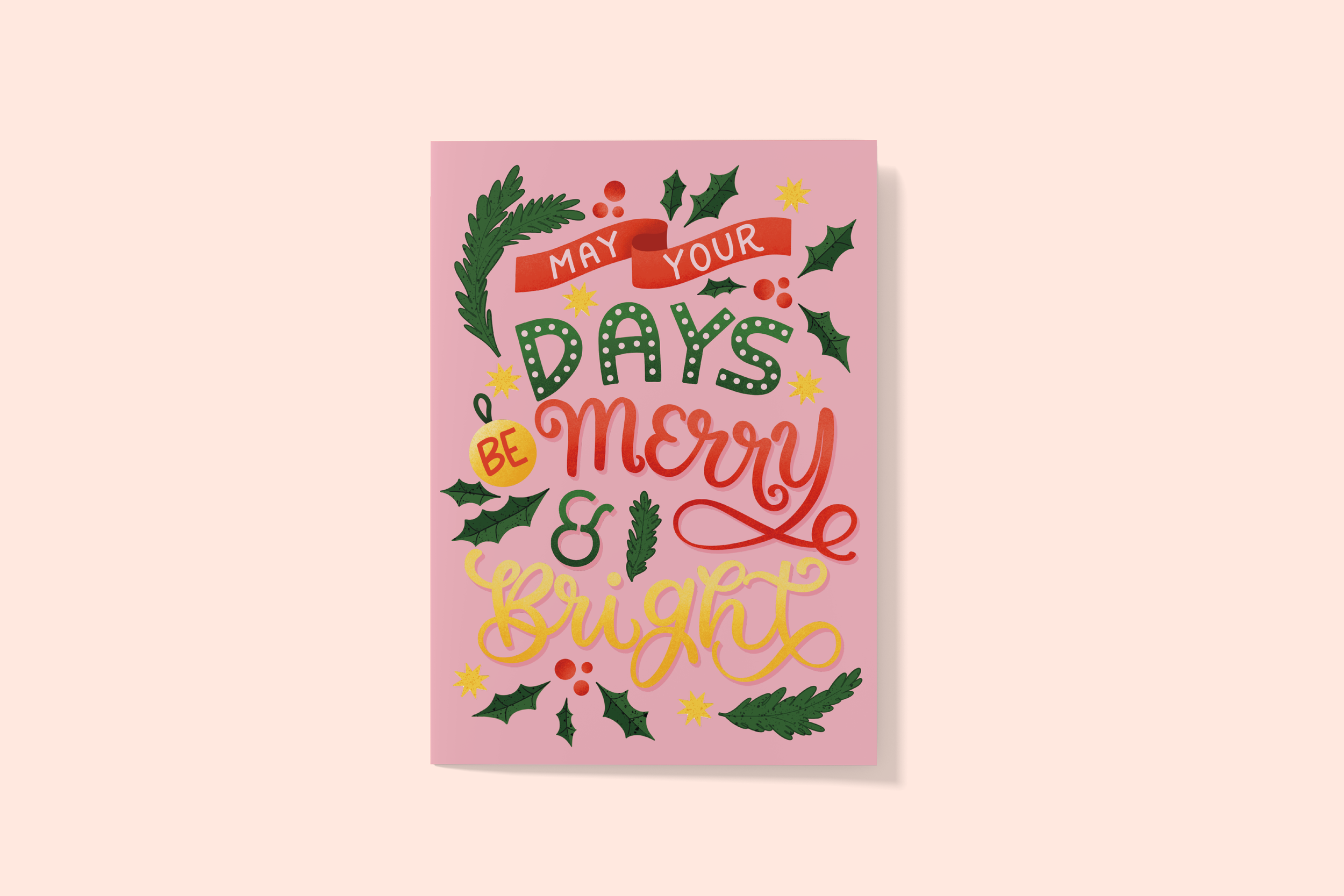 Merry And Bright Card