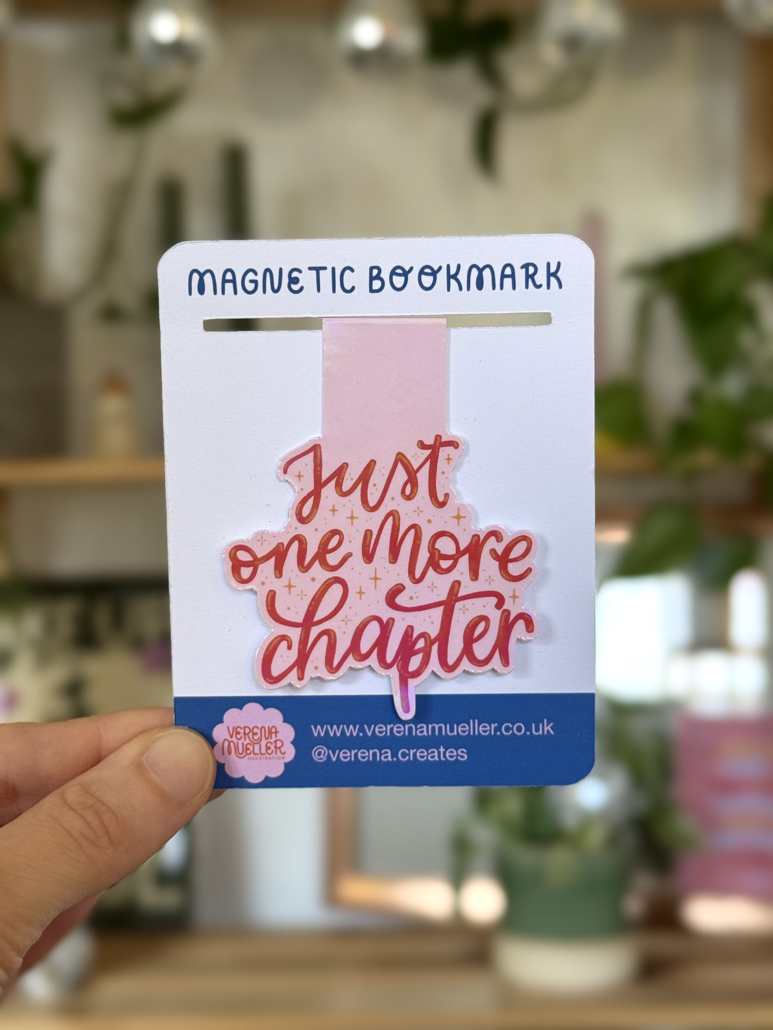 Just One More Chapter Magnetic Bookmark