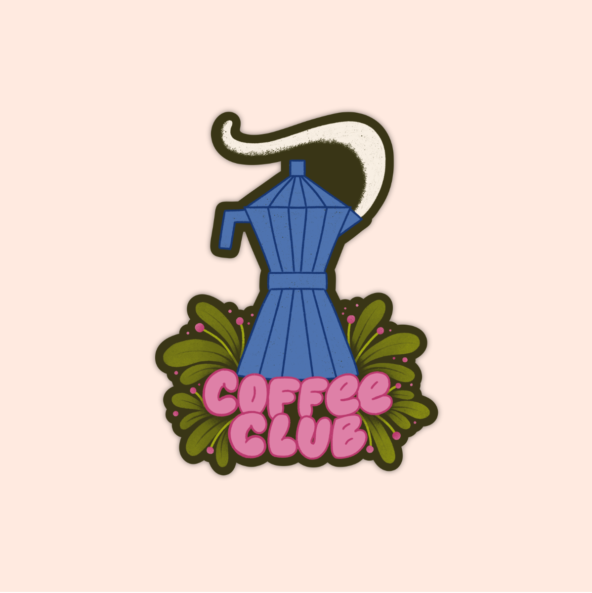 Coffee Club Sticker