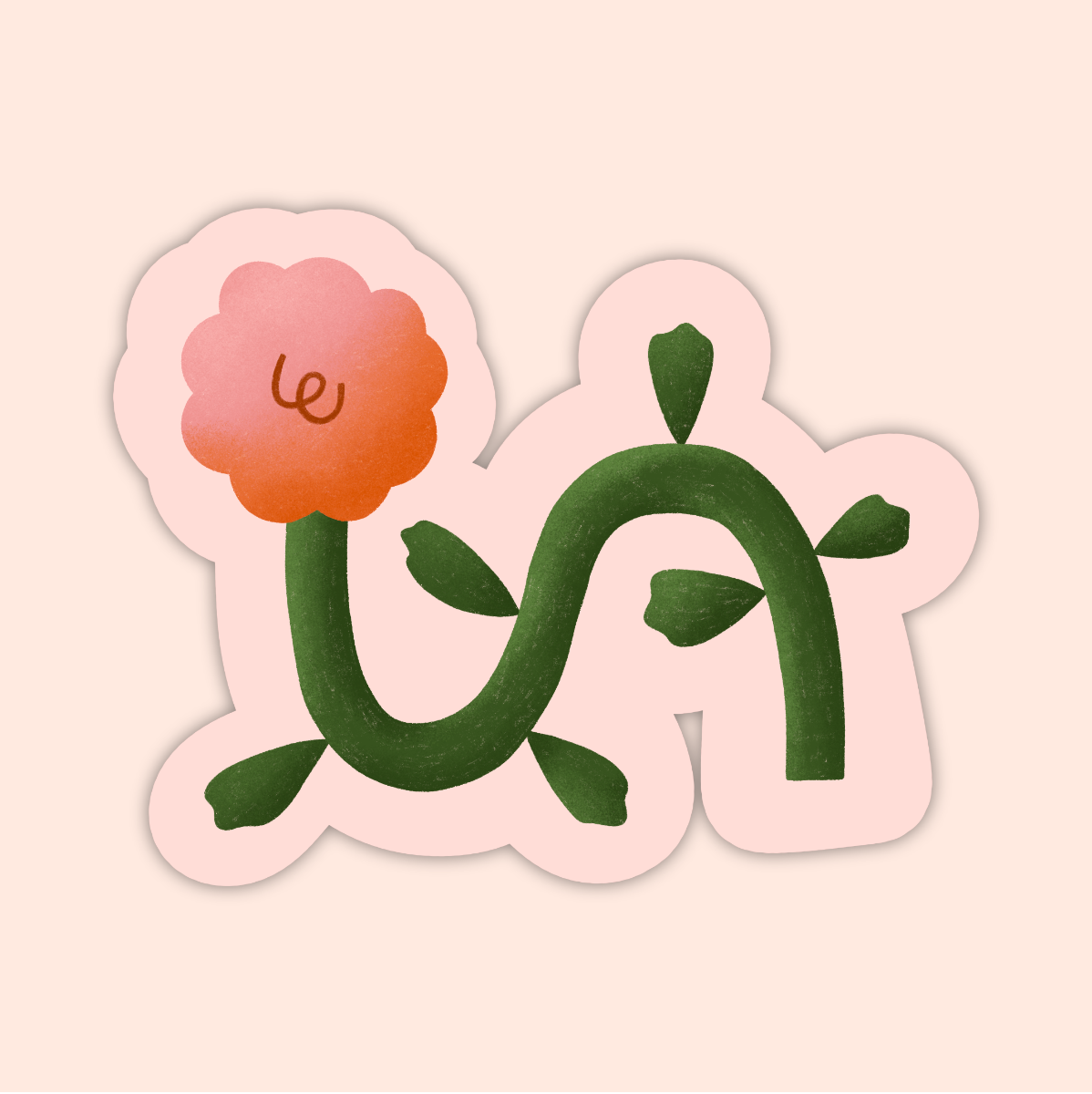Flower Sticker