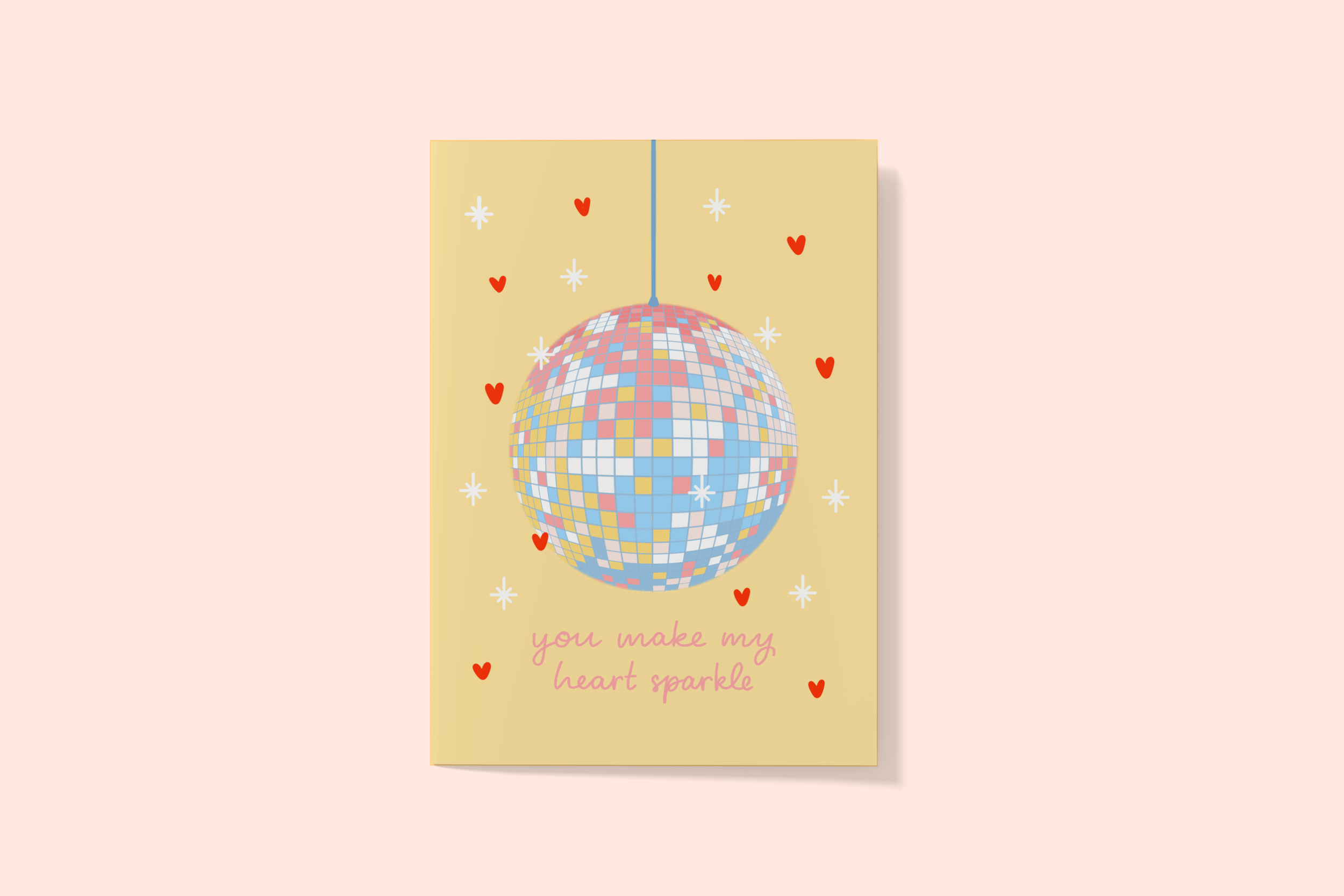 Disco Sparkles Card