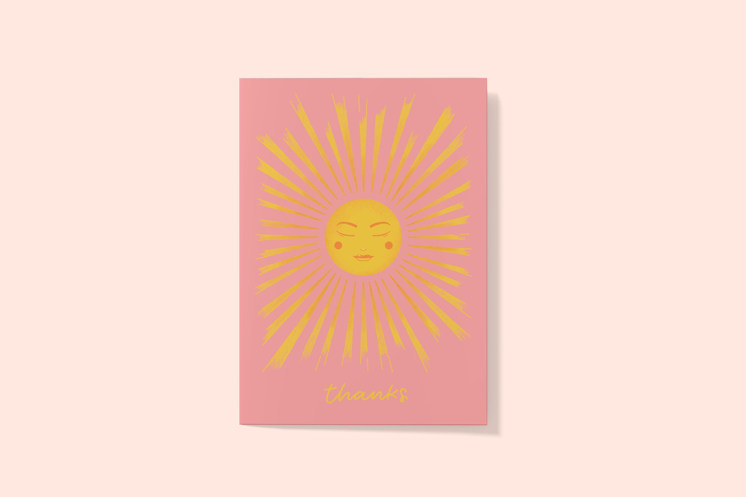 Sunny Thanks Card