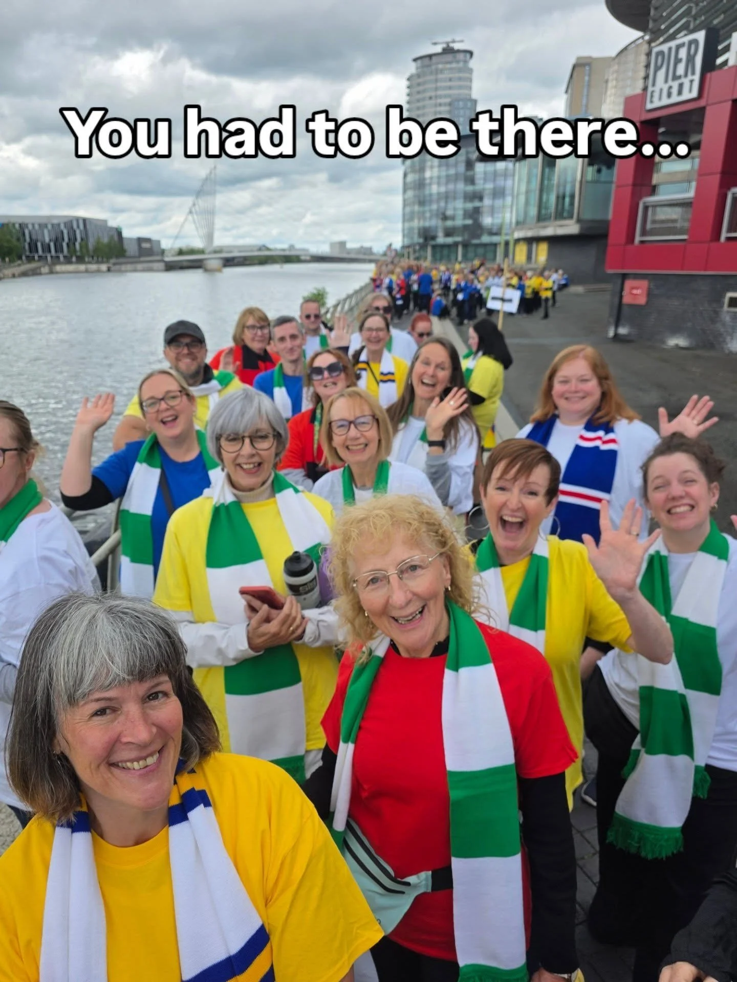What do football chants, opera singing and a community choir have in common?
Apparently... us! ⚽🎶

This weekend we took part in Perfect Pitch at We Invented the Weekend, transforming into a football crowd of hundreds.with other community choirs, com