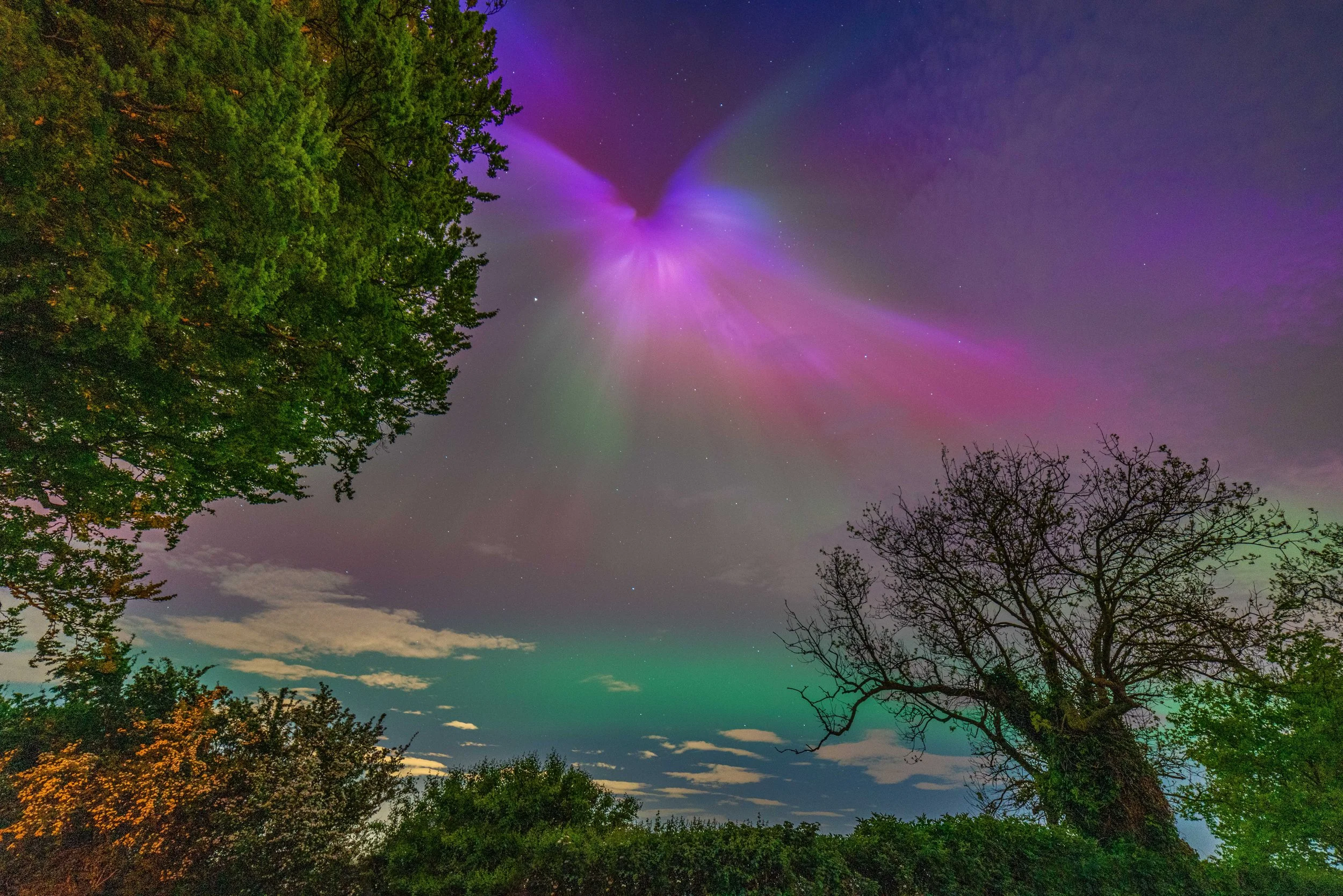 Northern Lights Angel Wings