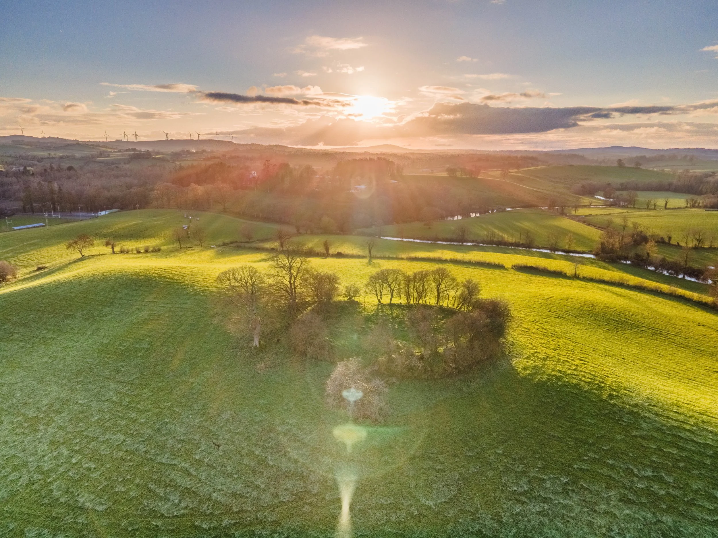 Sunset at a Fairy Fort