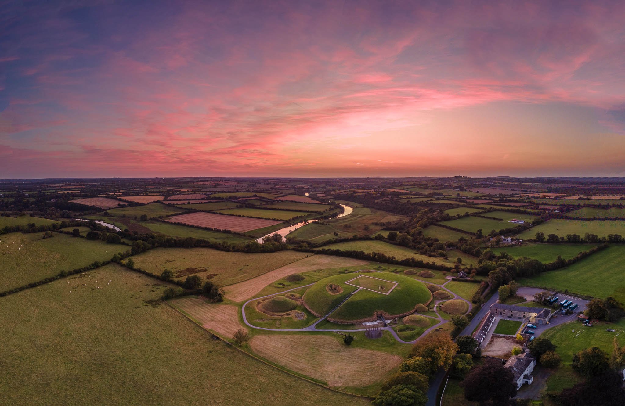 Knowth At Sunset (Bru Na Boinne)
