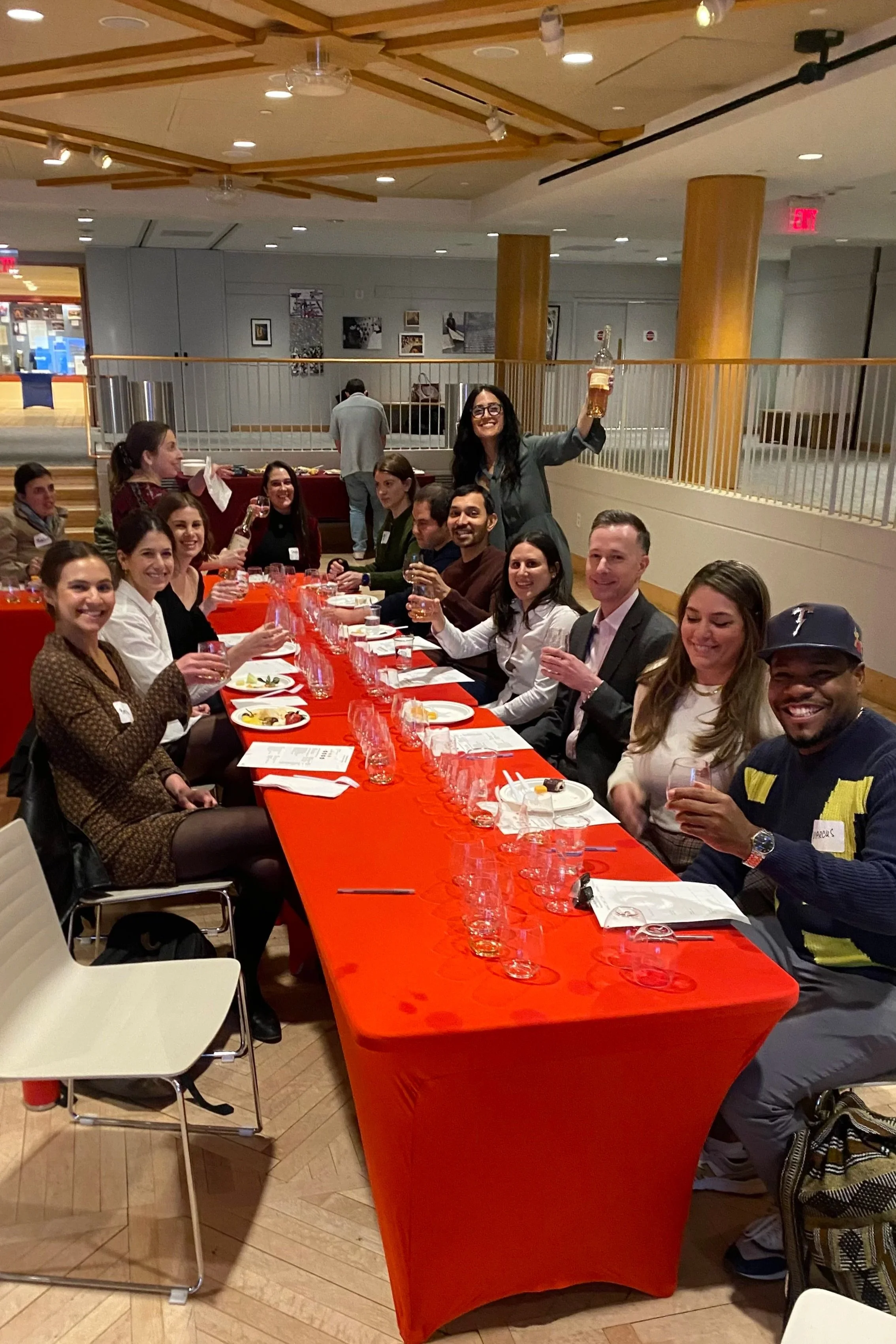 At our Passover WINE TASTING, congregants explored Jewish cultures from around the world through wine, paired with Passover-friendly snacks.