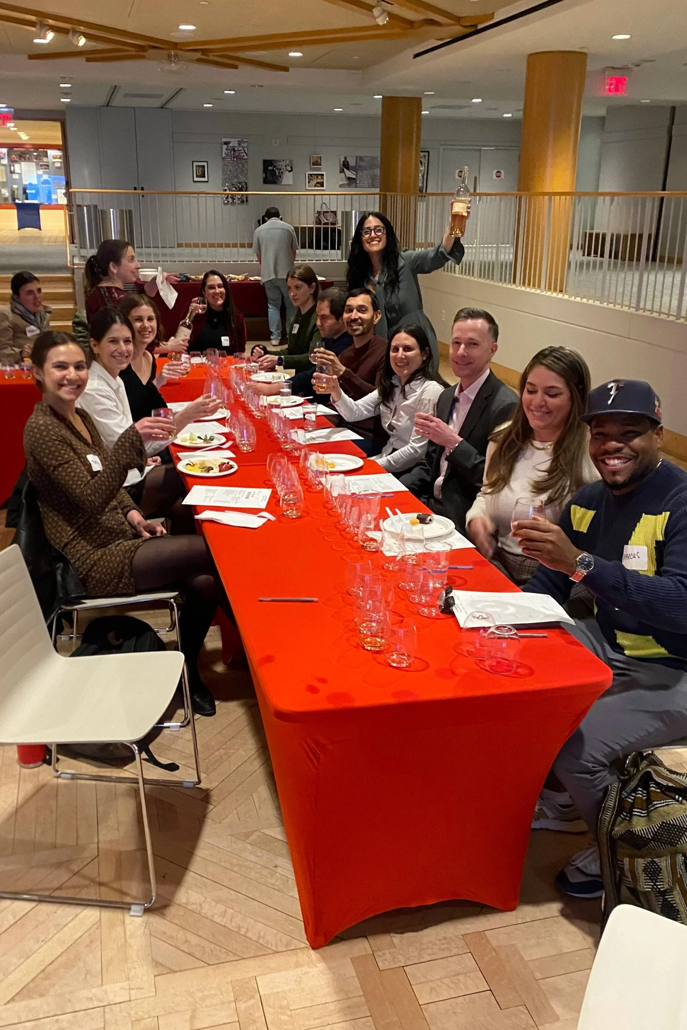 At our Passover WINE TASTING, congregants explored Jewish cultures from around the world through wine, paired with Passover-friendly snacks.
