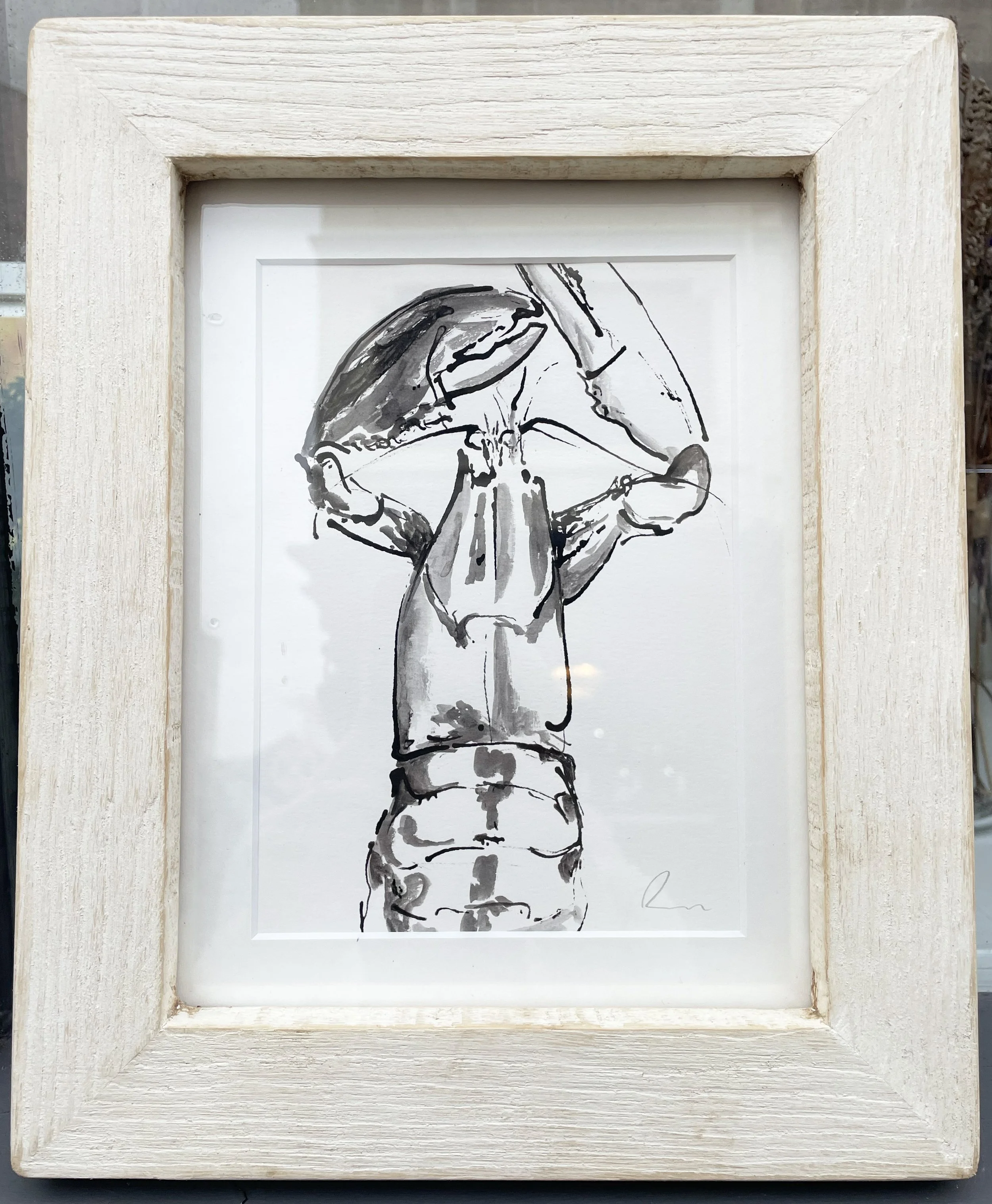 Framed Lobster Original Illustration