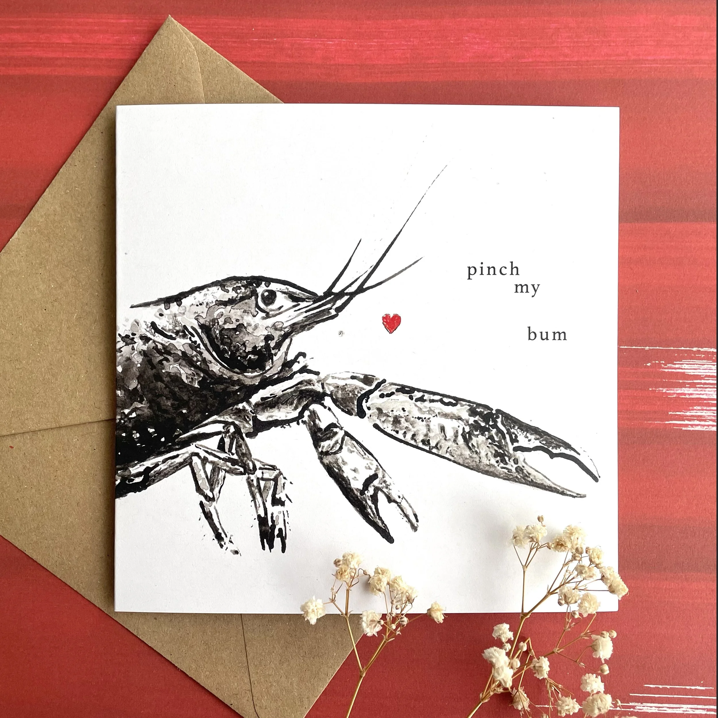 Lobster Greetings Card