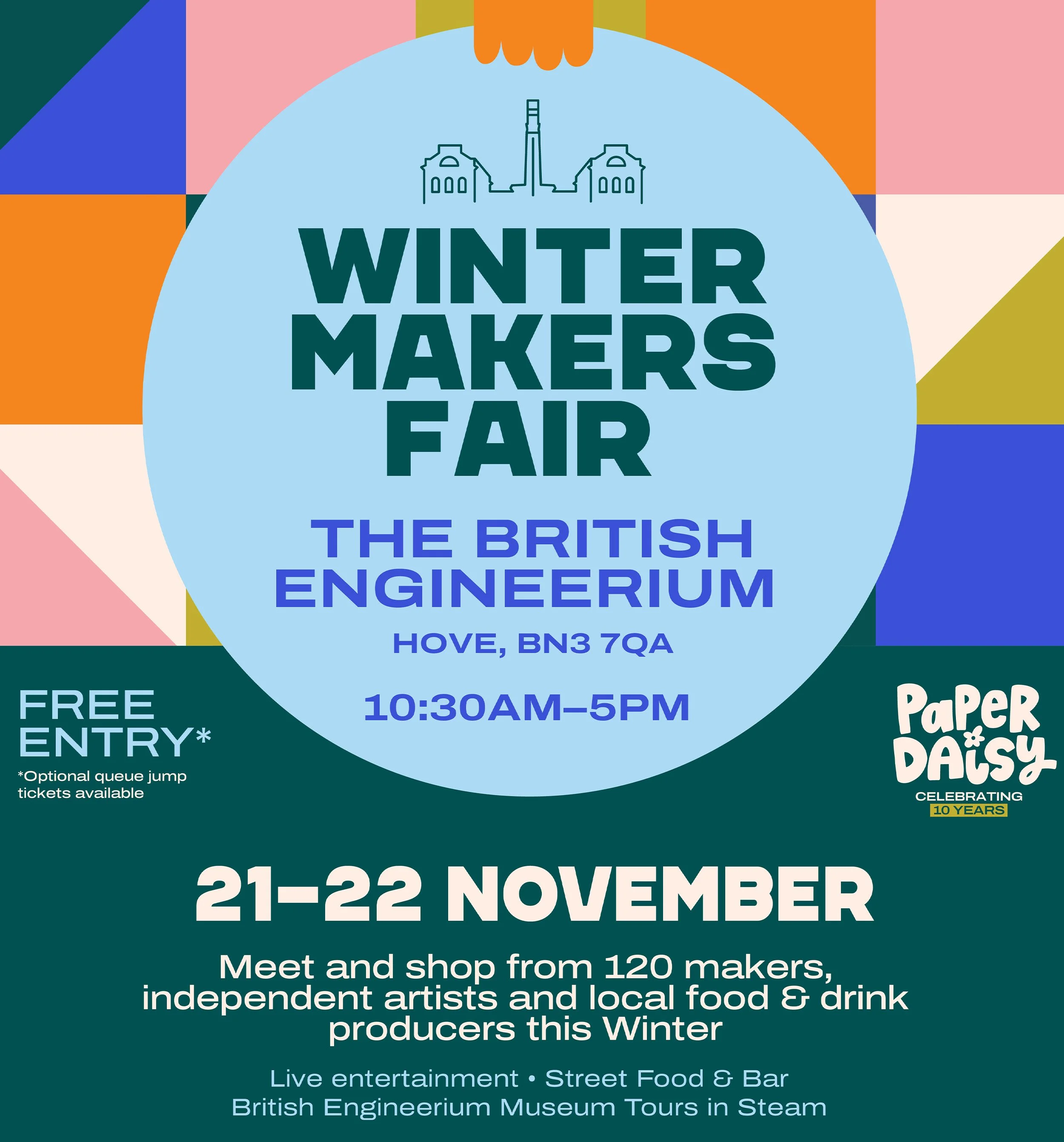 Christmas Winter Makers Fair Hove British Engineerium