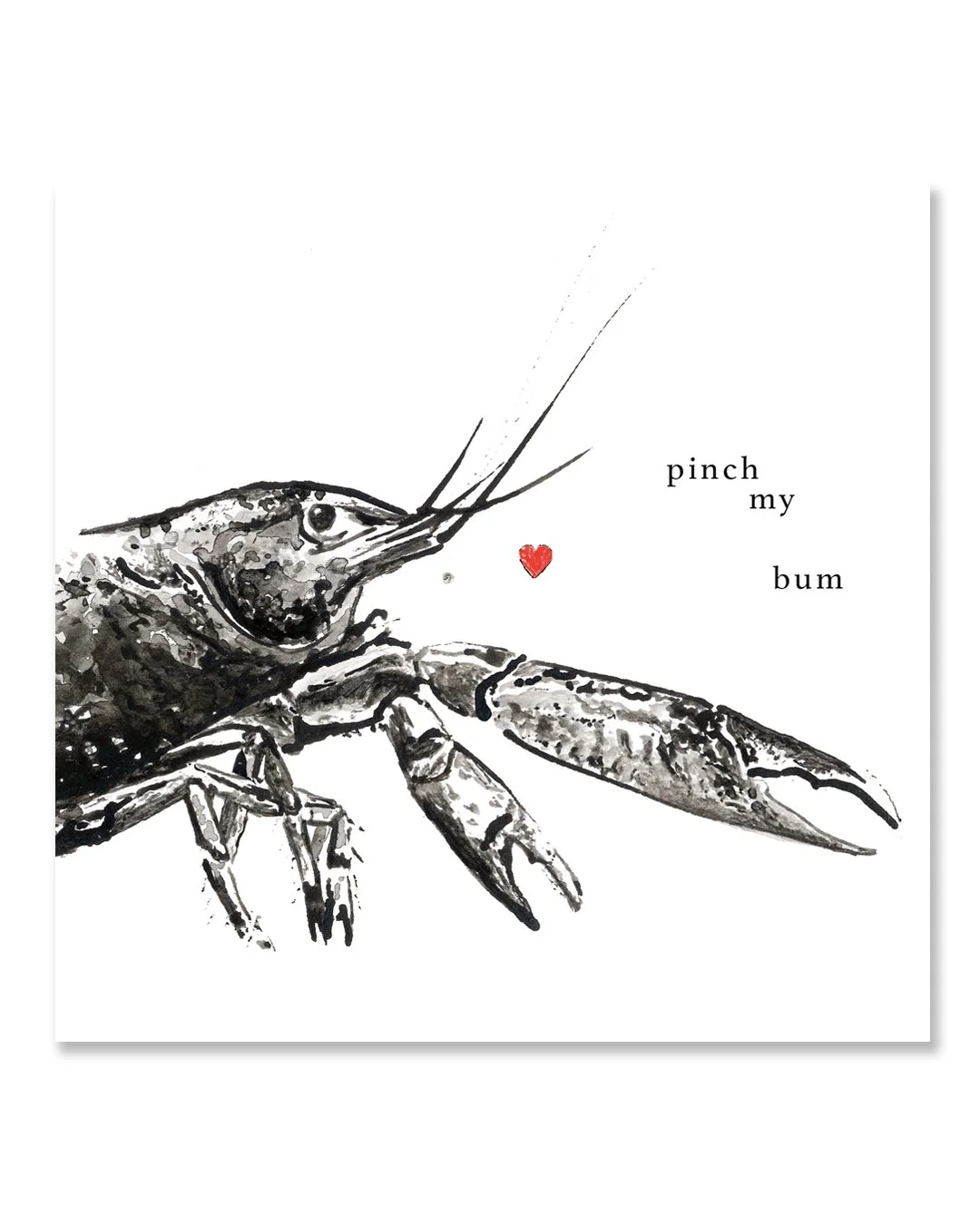 Lobster Valentine's Card