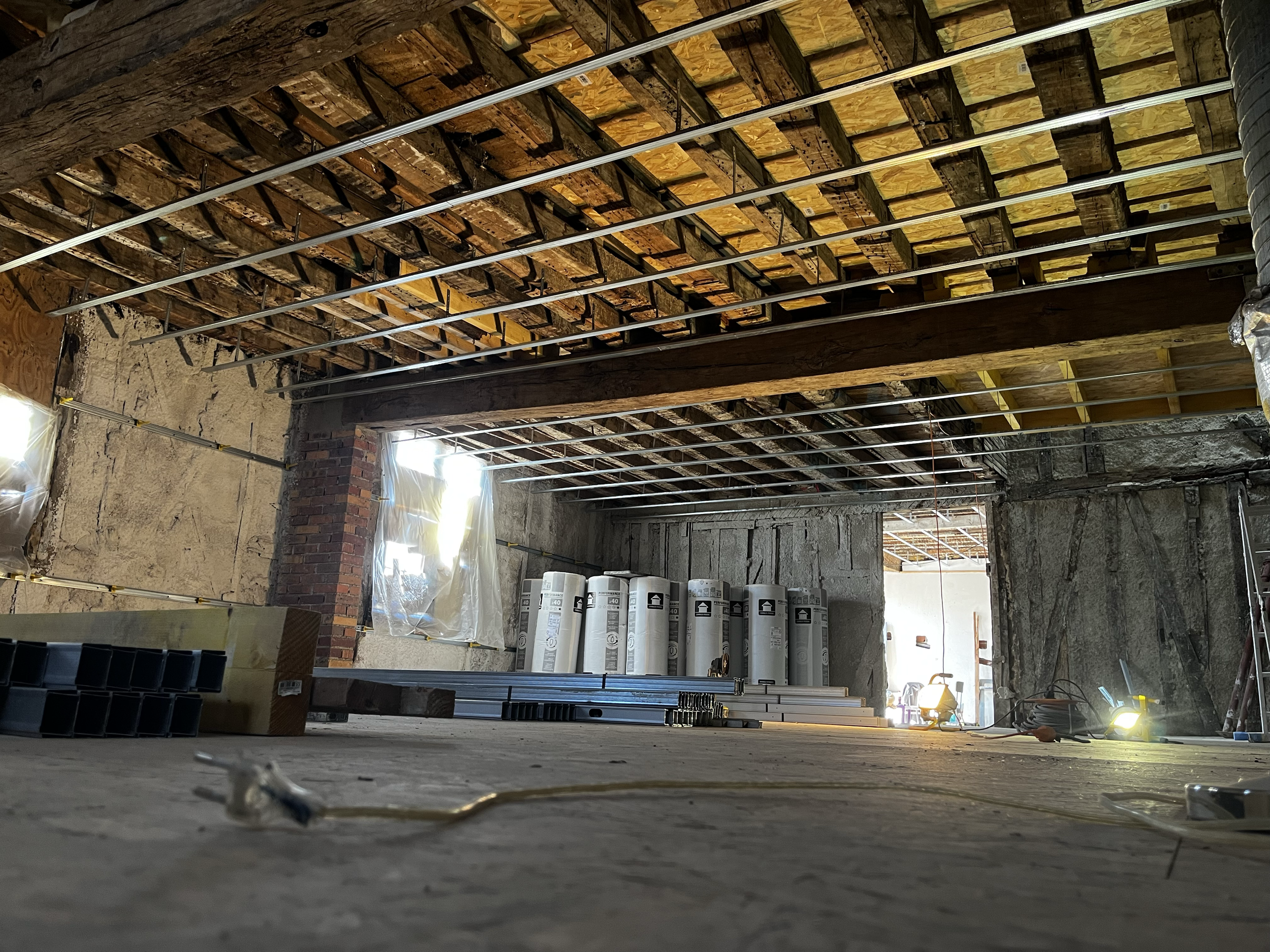 Rénovation Bâtiment à colombages - division en appartements