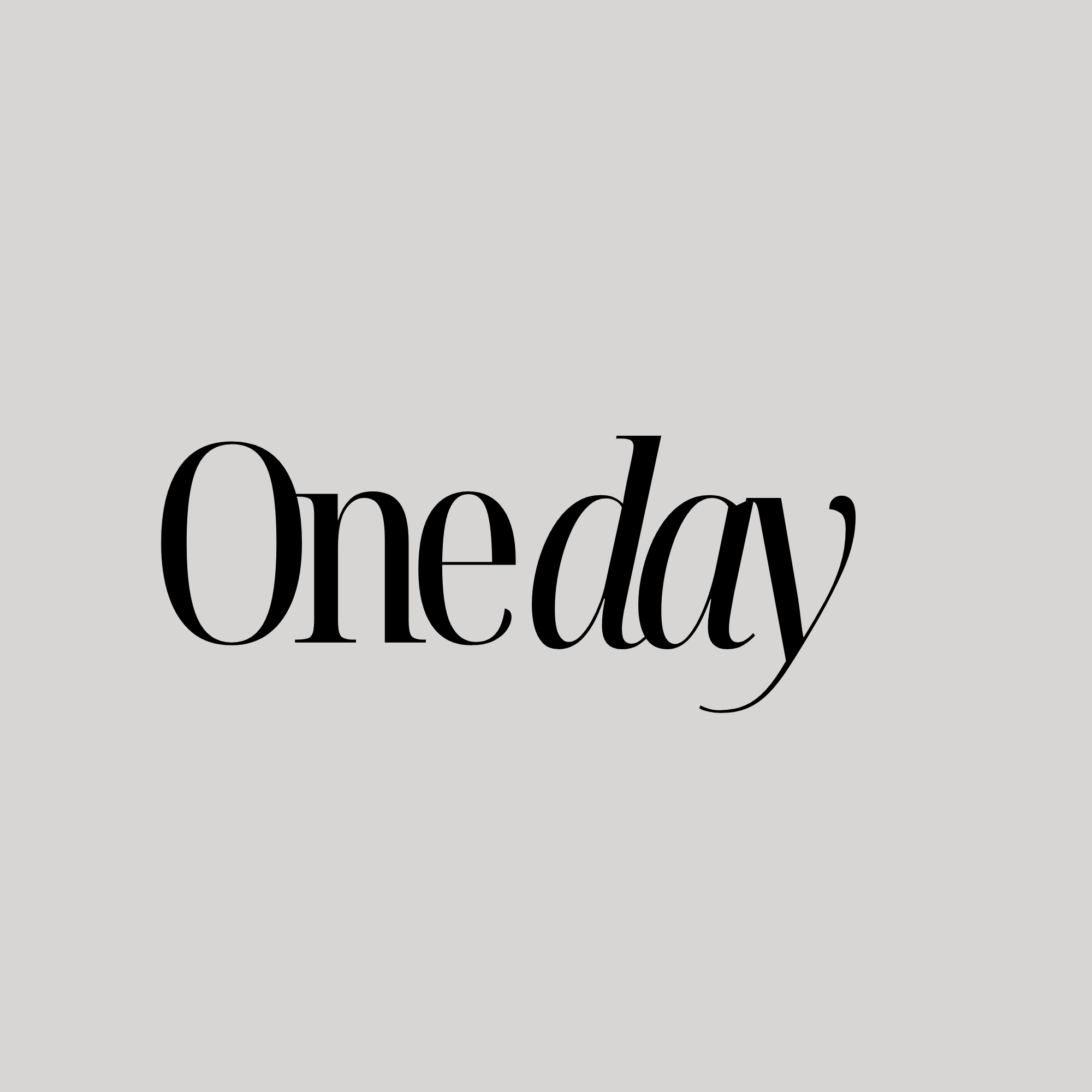 One Day at a time…