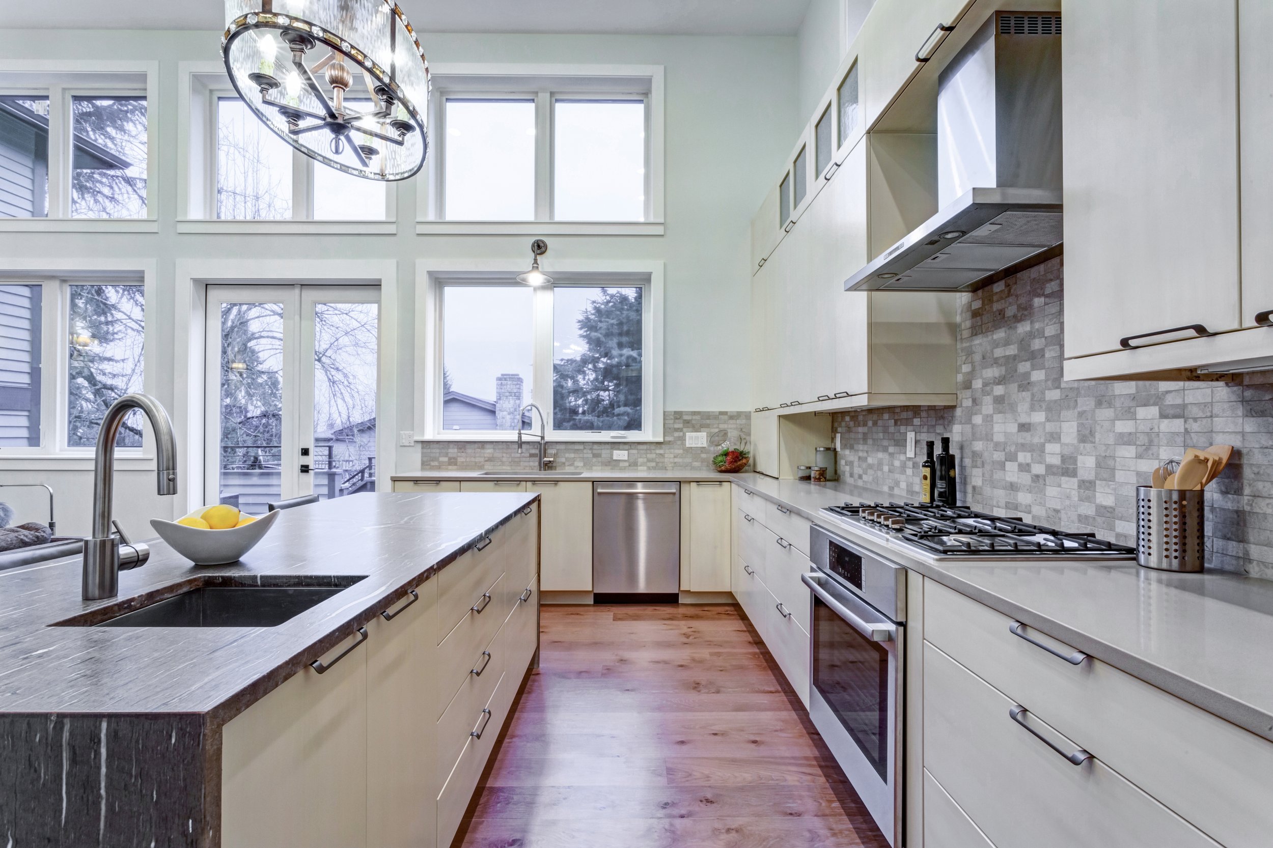 Chittenden contemporary home with kitchen renovation