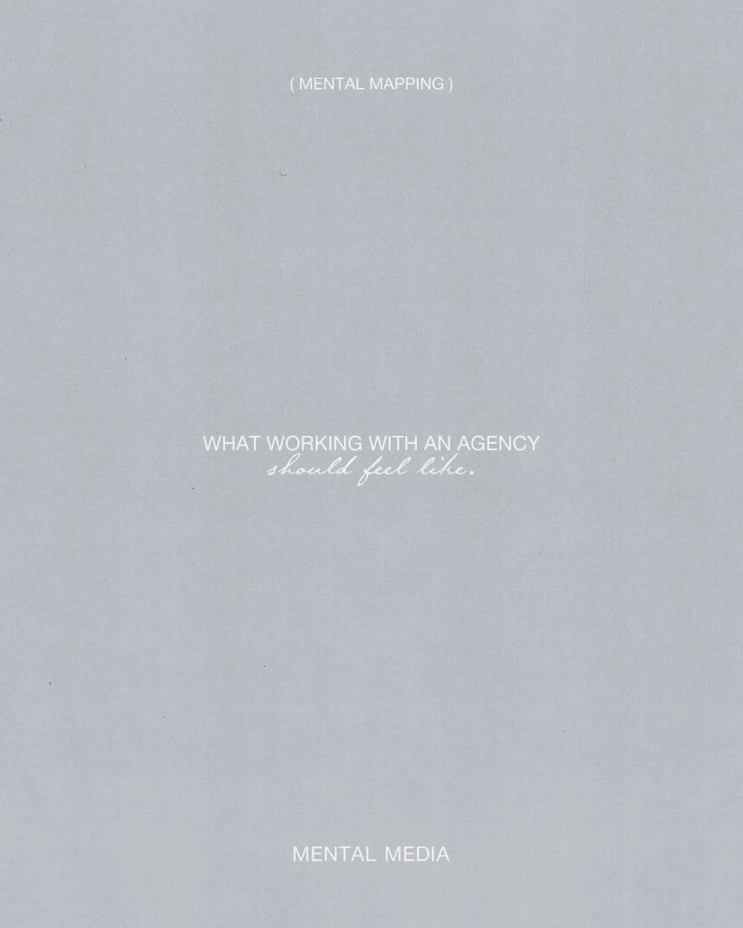 What working with an agency should feel like isn&rsquo;t overwhelming, unclear, or filled with constant noise.

Social media is inherently complex, but your experience of it shouldn&rsquo;t be.

At Mental Media, we approach your brand with context fi