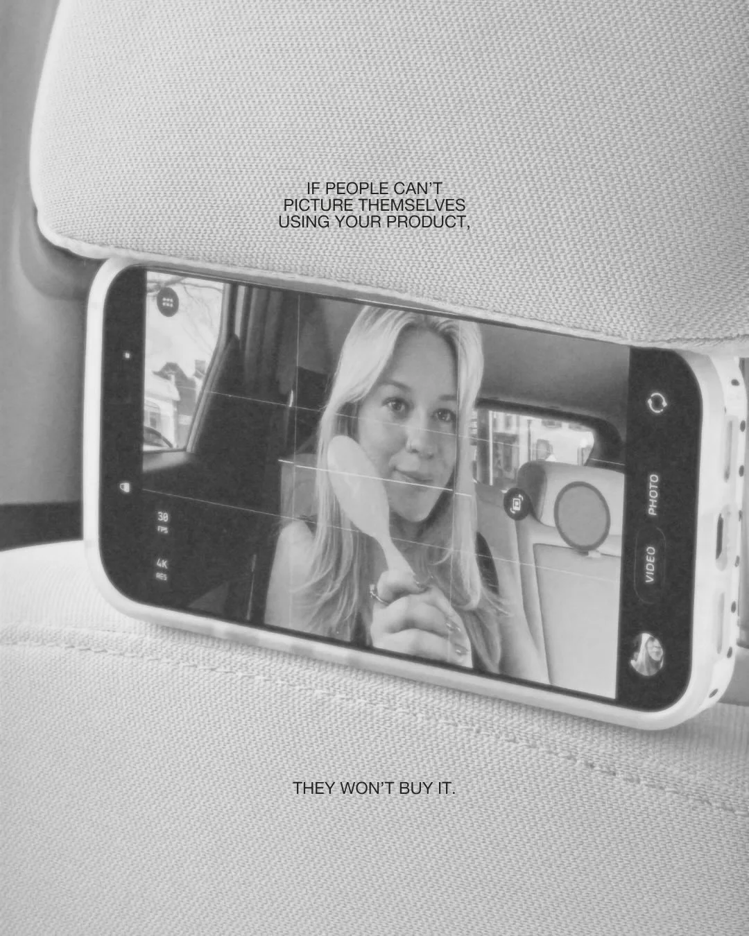 If your content only shows the product, you&rsquo;re missing the most important layer.

Connection.

People don&rsquo;t buy based on visuals alone. They buy when they can imagine themselves using something,  when they understand how it fits into thei