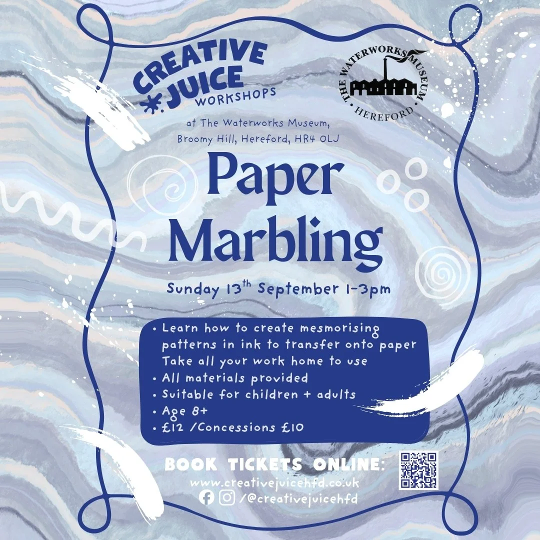 Paper Marbling at The Waterworks Museum