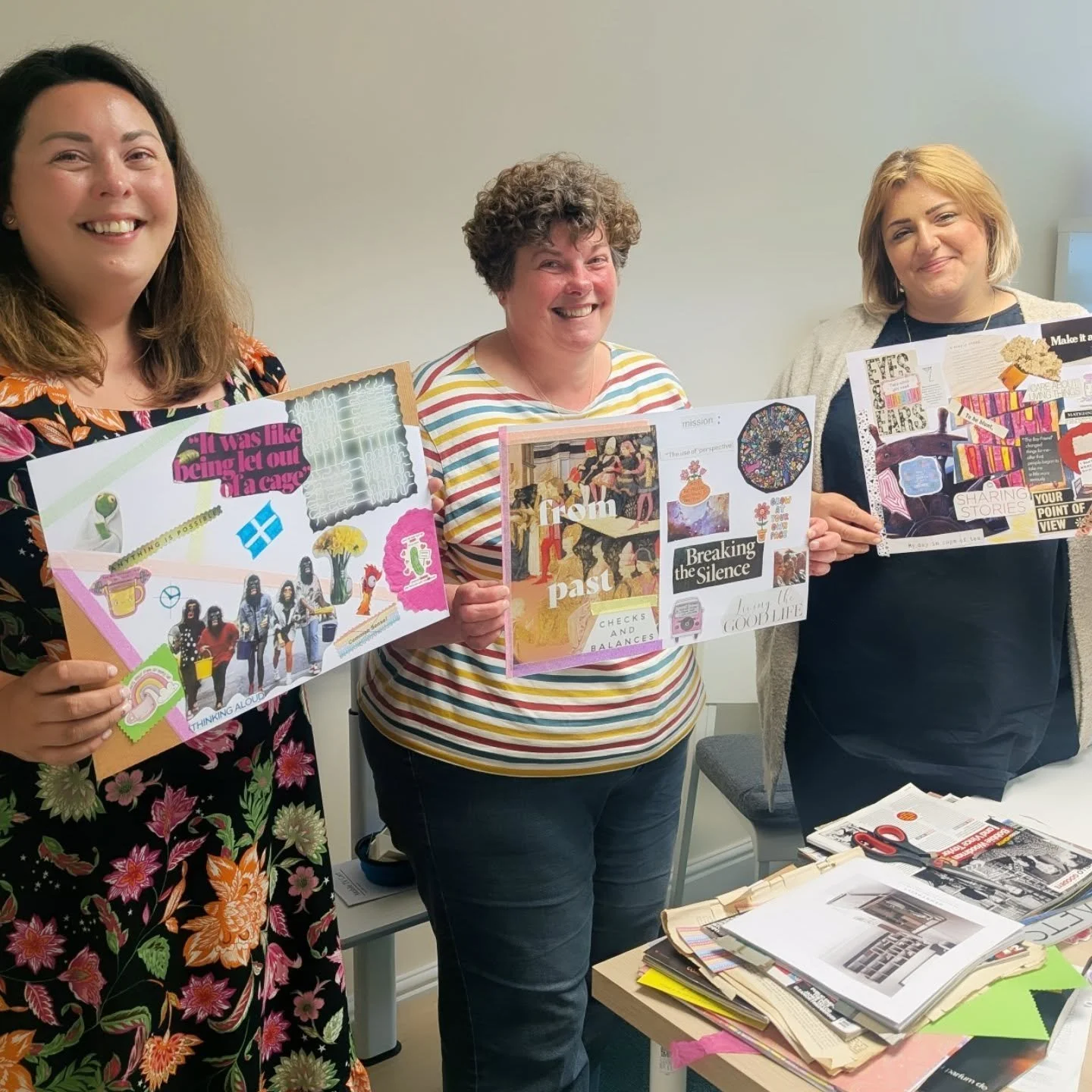 On Wednesday afternoon, I went to see the lovely ladies at @marcheshr to make some vision boards!

They have just moved into a new office and recruited more staff so it was the perfect time to regroup and focus on their mission and visualise what's i