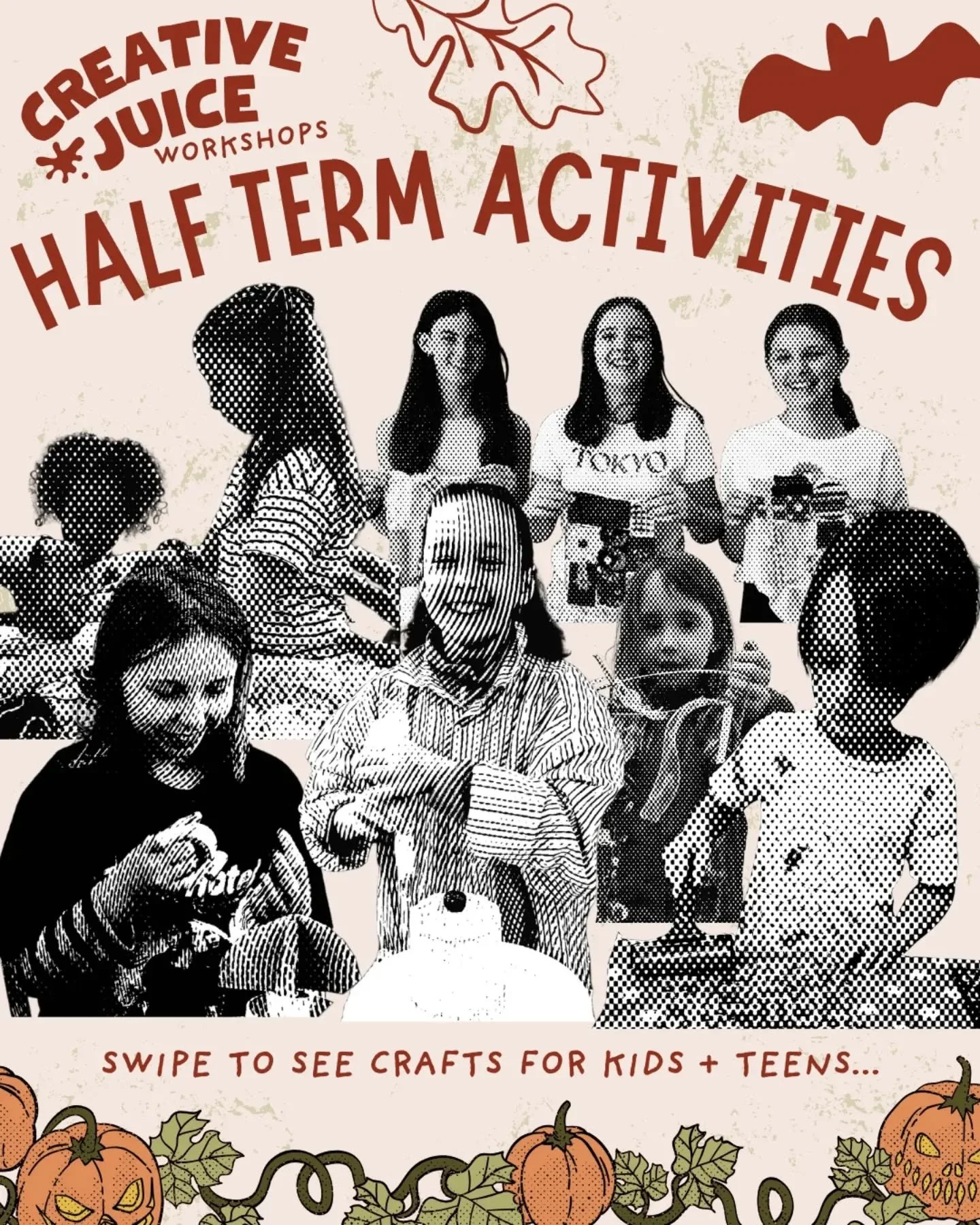 🍂 HALF TERM PLANS? LET&rsquo;S GET CRAFTY! 🎨✂️

Looking for something fun to do with the kids this half term? Give the screens a break and get stuck into some CREATIVE CHAOS with Creative Juice! 🧡

We&rsquo;ve got crafty fun happening across Heref