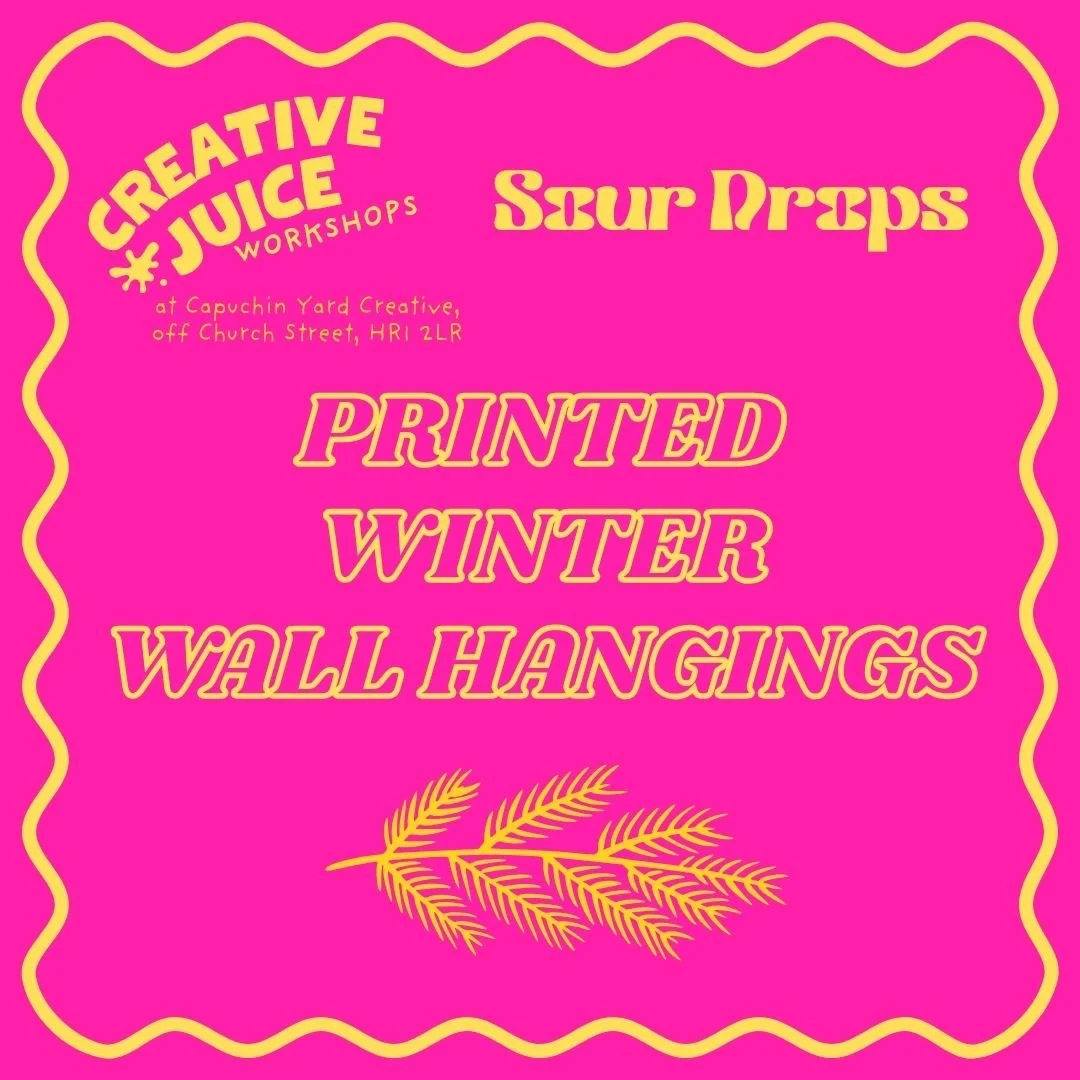 Sour Drops Christmas - Printed Winter Wall Hangings