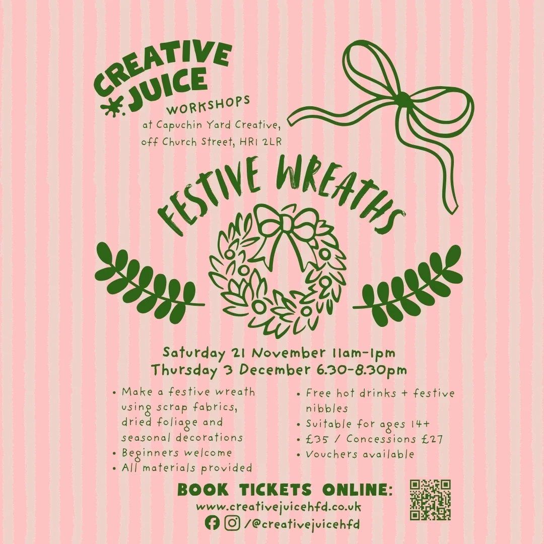 Festive Fabric Wreaths