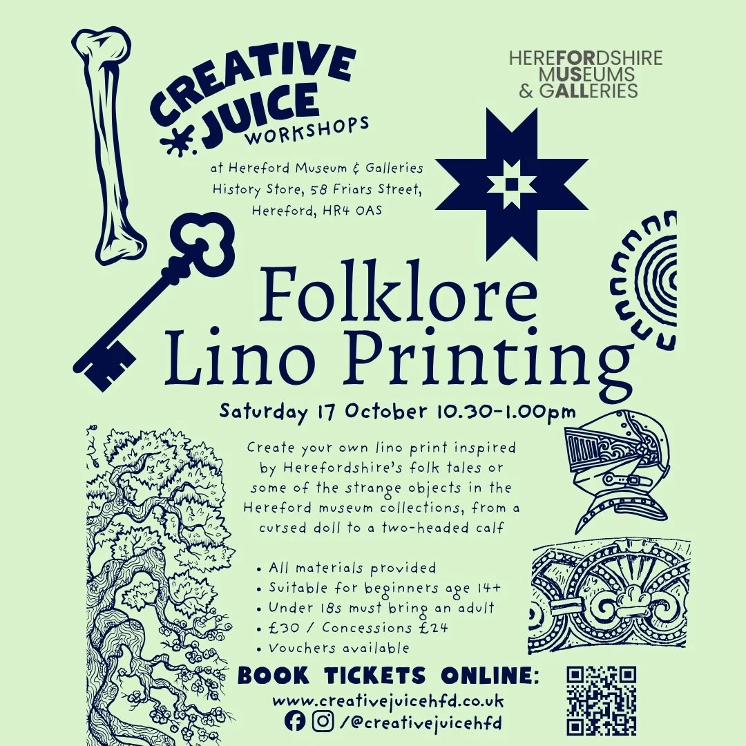 Folklore Lino Printing